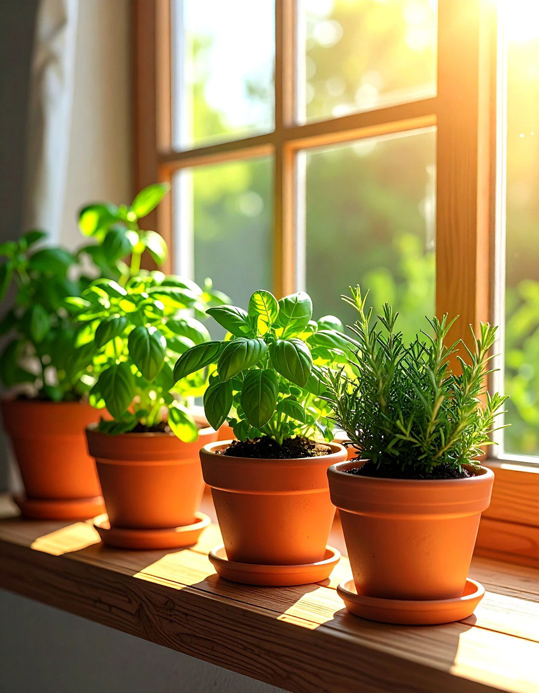 Indoor herb garden window - 30 Mediterranean kitchen ideas