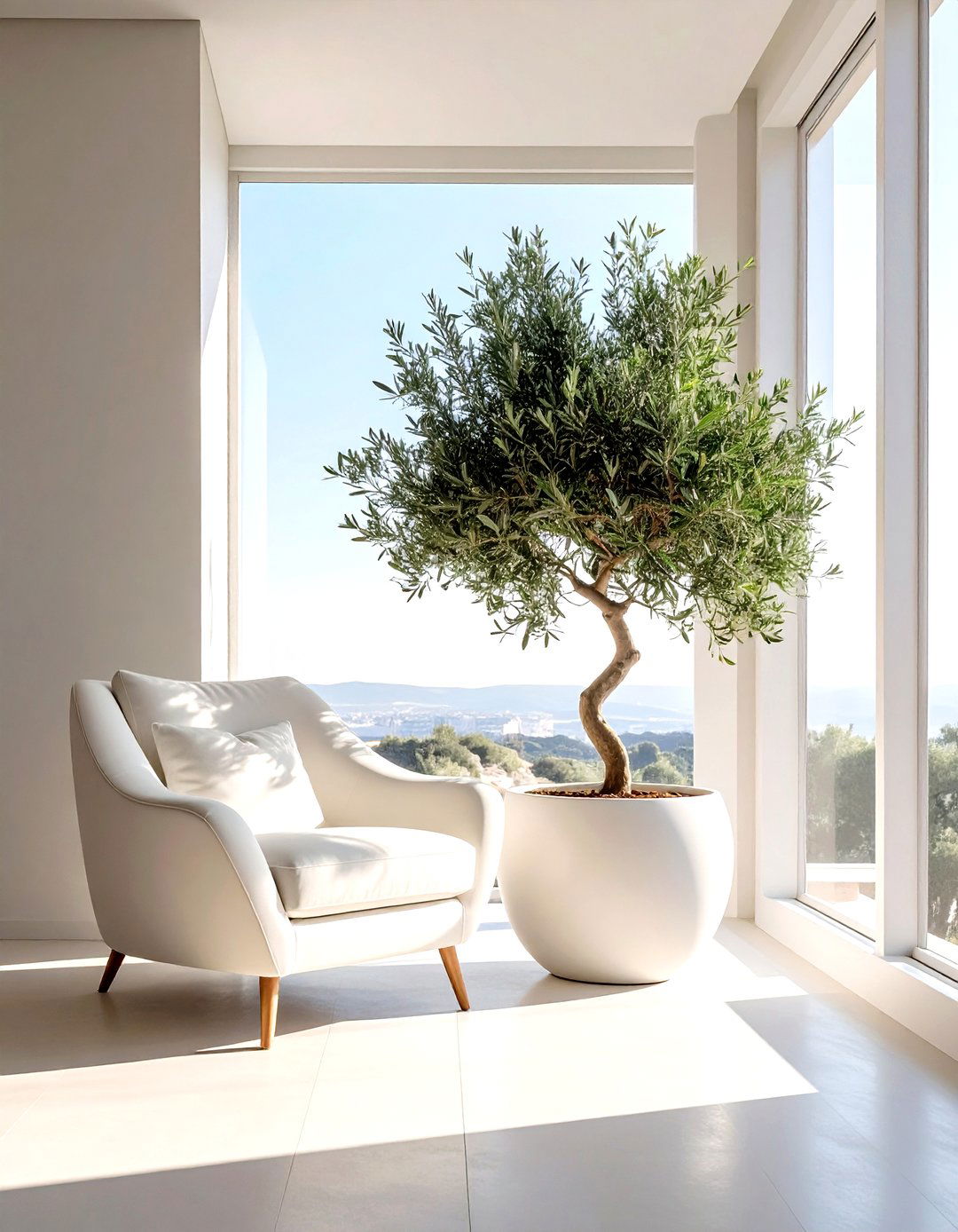 Indoor olive tree - 30 crisp decor ideas