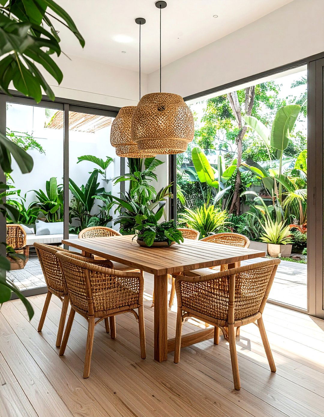 Indoor outdoor dining space - 30 dining room decorating tips