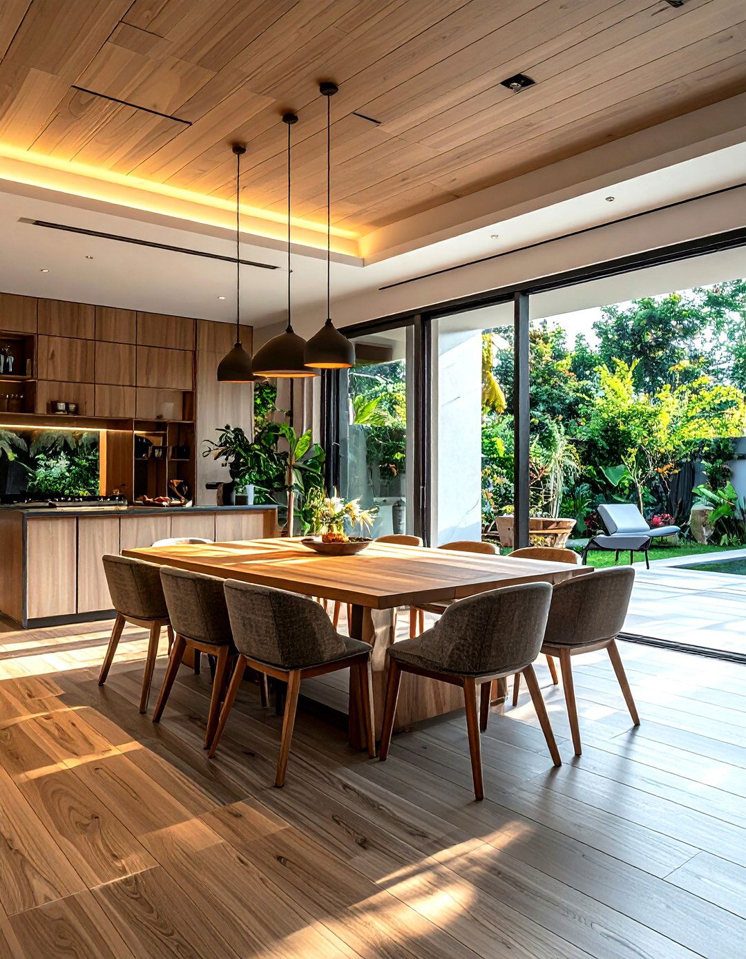 Indoor outdoor dining - 30 dining room remodel ideas