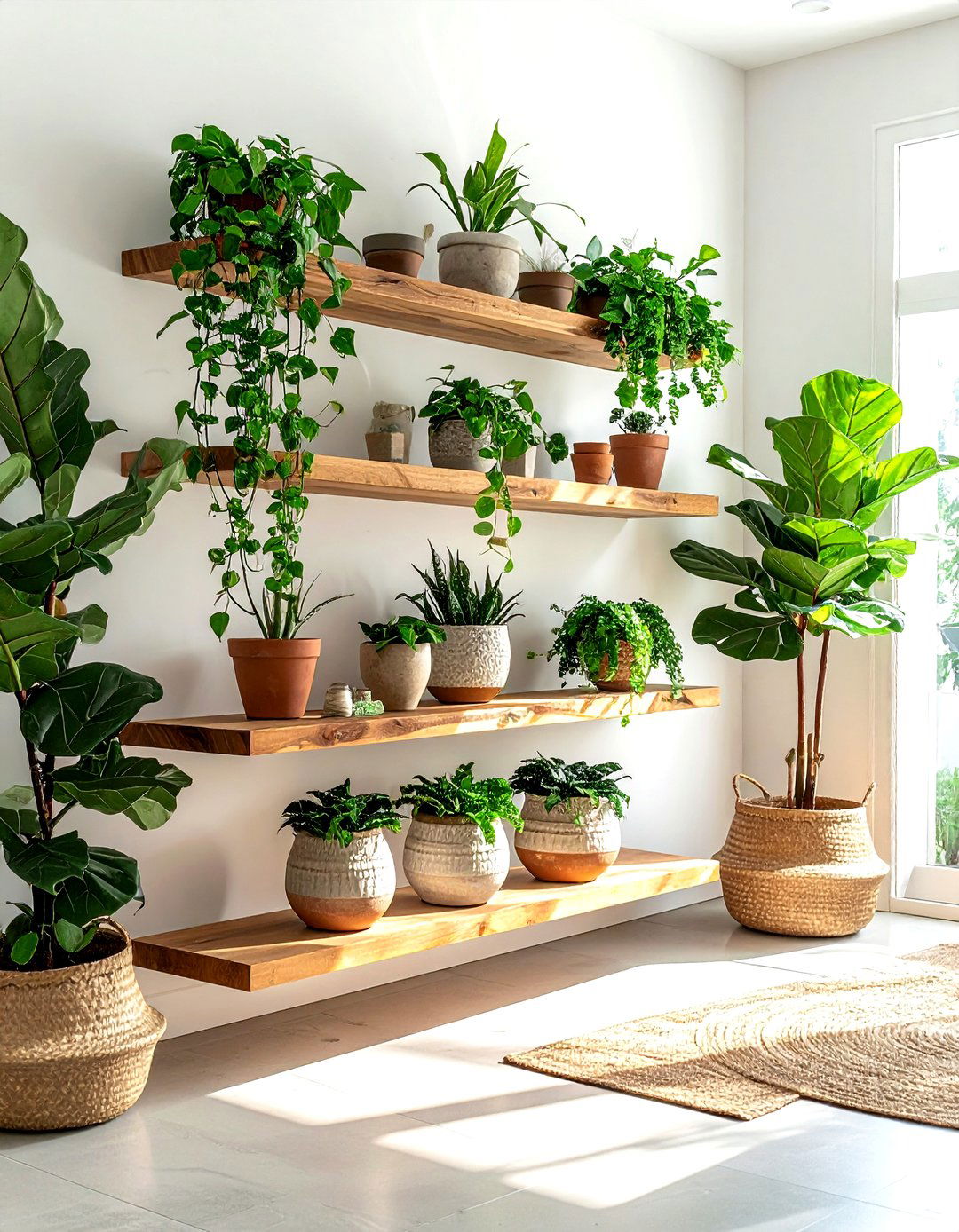 Indoor plant arrangement - 30 creative decor ideas