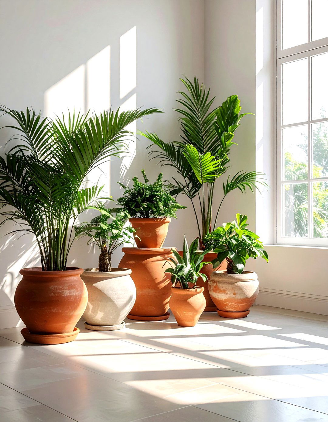 Indoor plant arrangement - 30 room refresh ideas