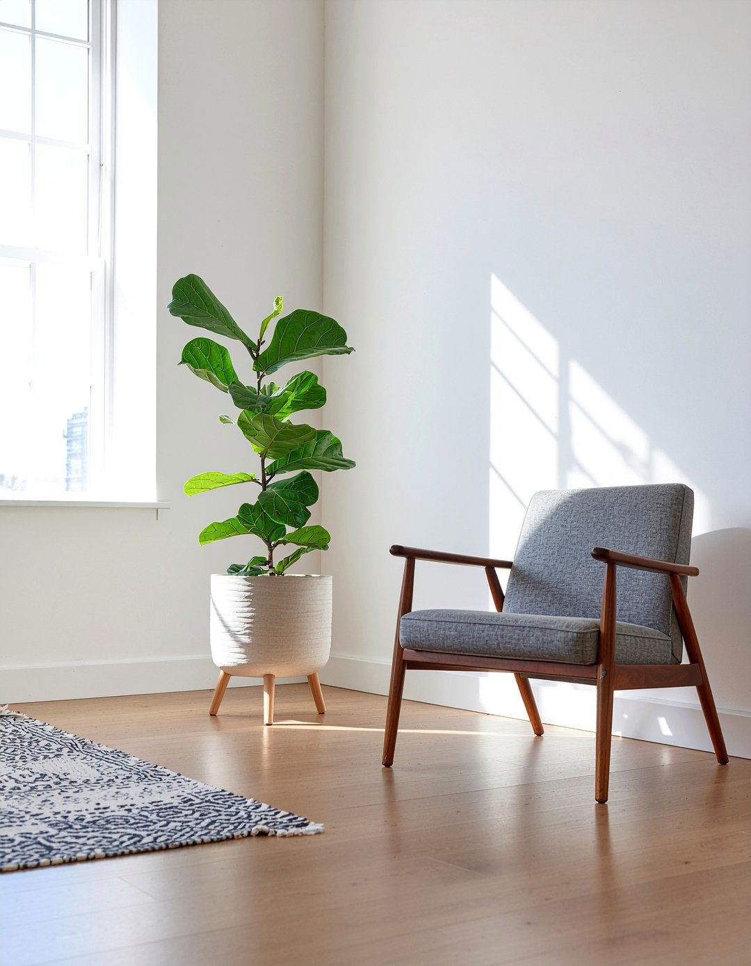 Indoor plant decor - 30 minimalist living room ideas