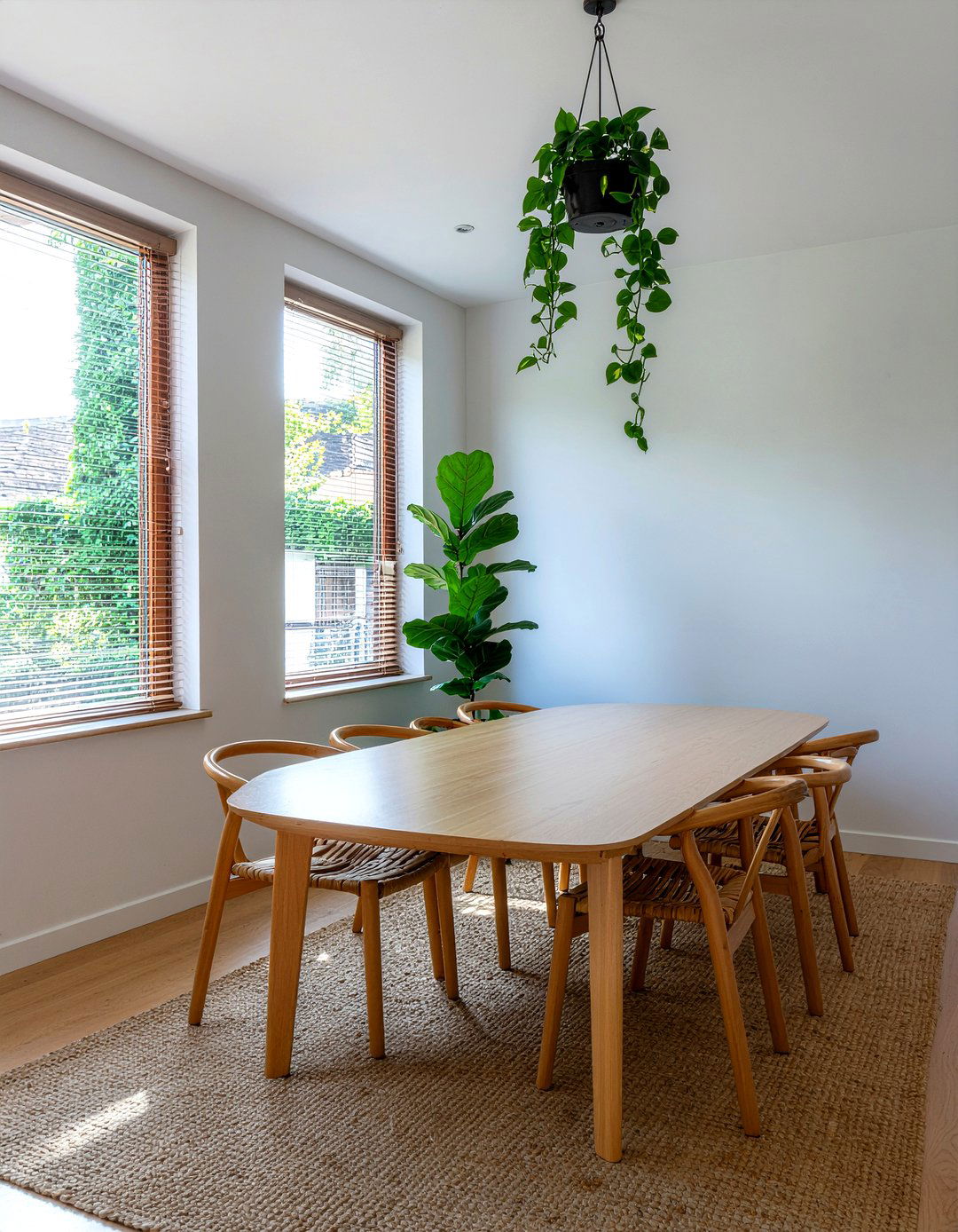 Indoor plant dining room - 30 dining room transformation ideas