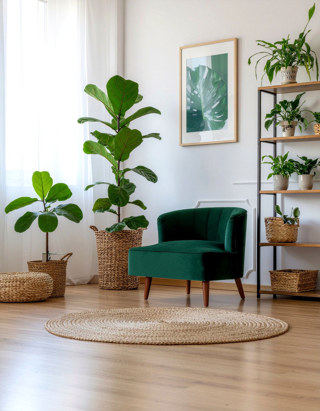 Indoor plant living room - 30 modern living room ideas