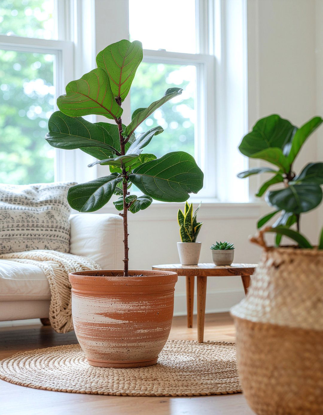Indoor plants - 30 living room on a budget ideas