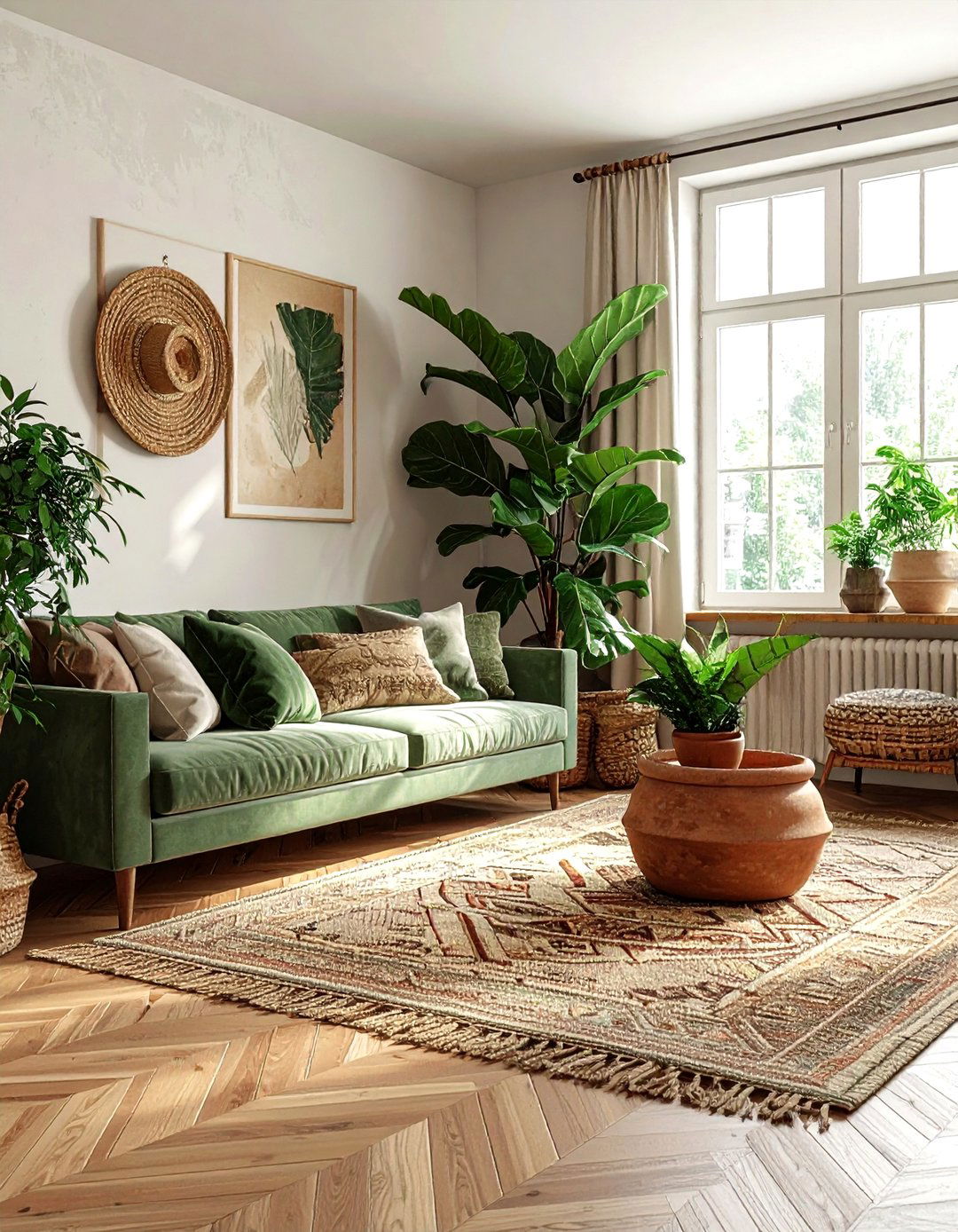 Indoor plants - 30 rental decor ideas