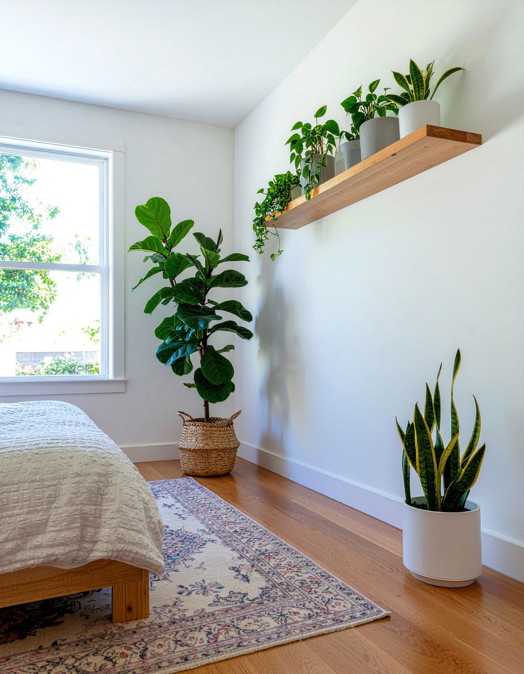 Indoor plants for bedroom - 30 serene bedroom ideas