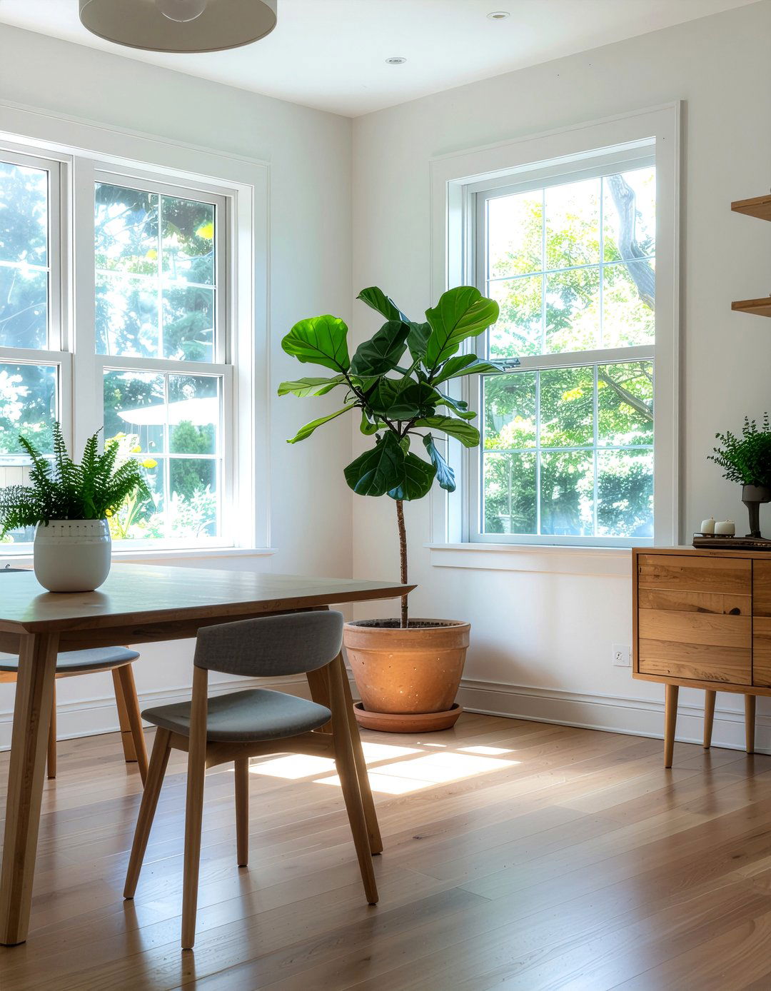 Indoor plants for dining room - 30 dining room refresh ideas