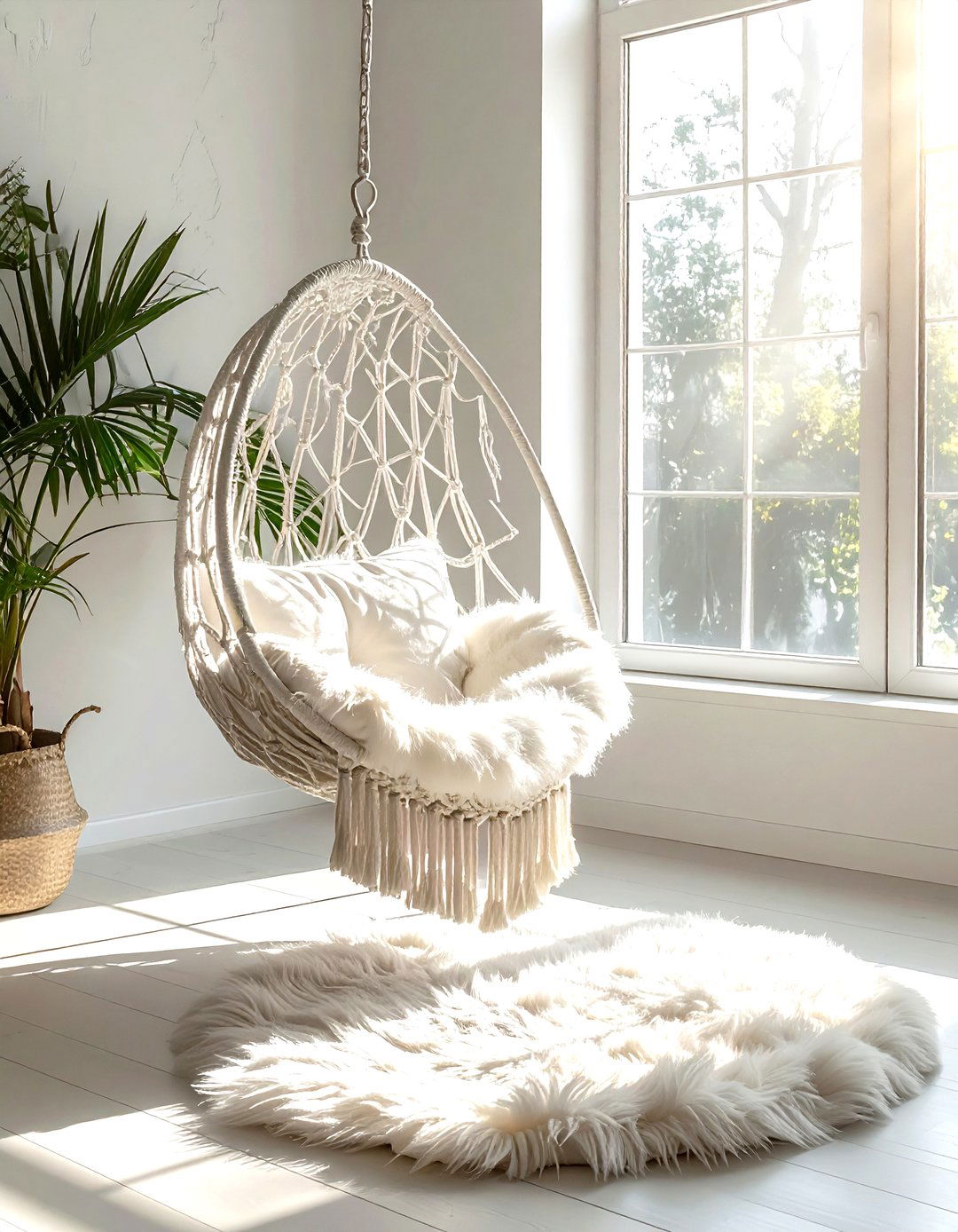 Indoor swing - 30 dreamy decor ideas