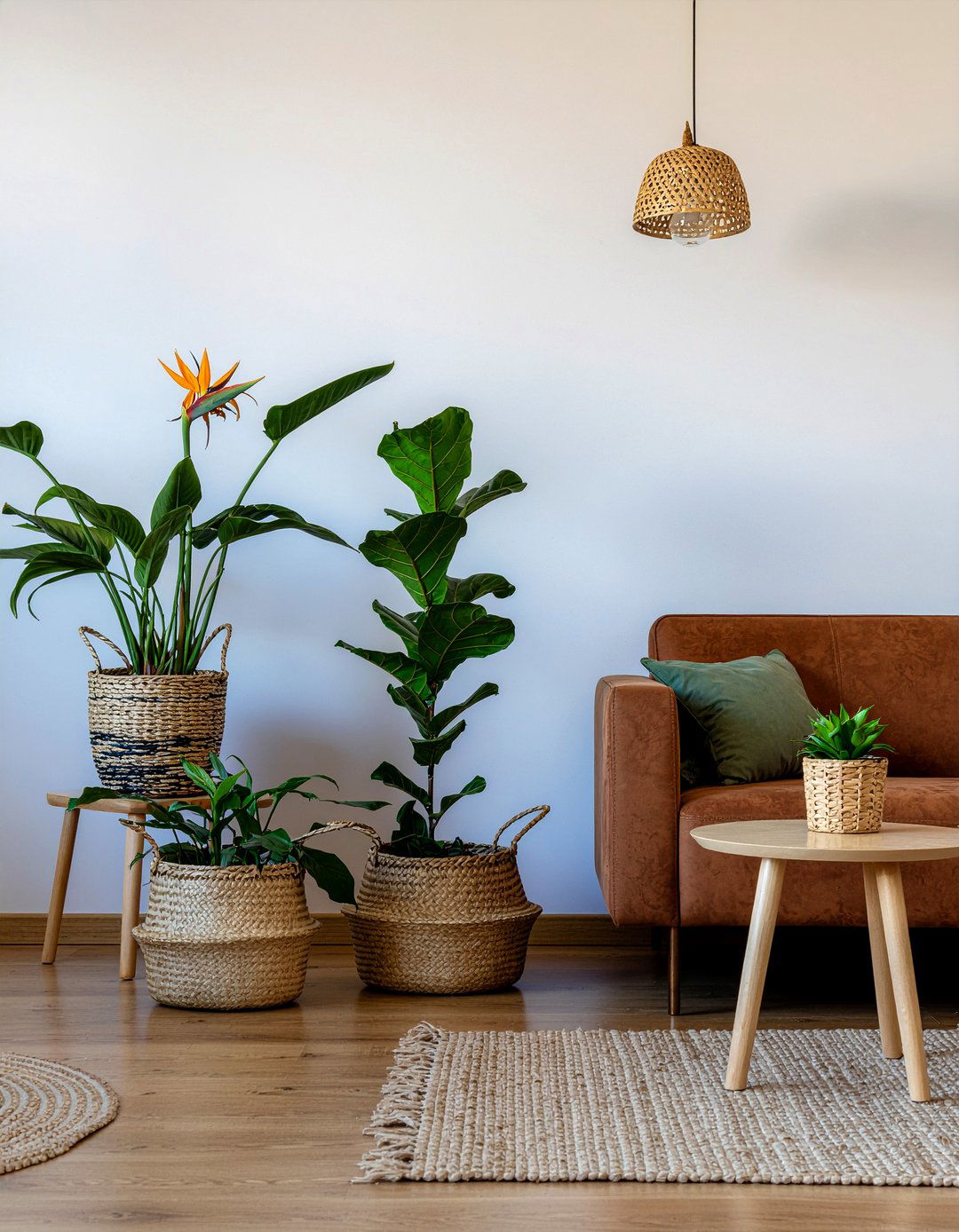 Indoor tropical house plants - 30 Thai living room ideas