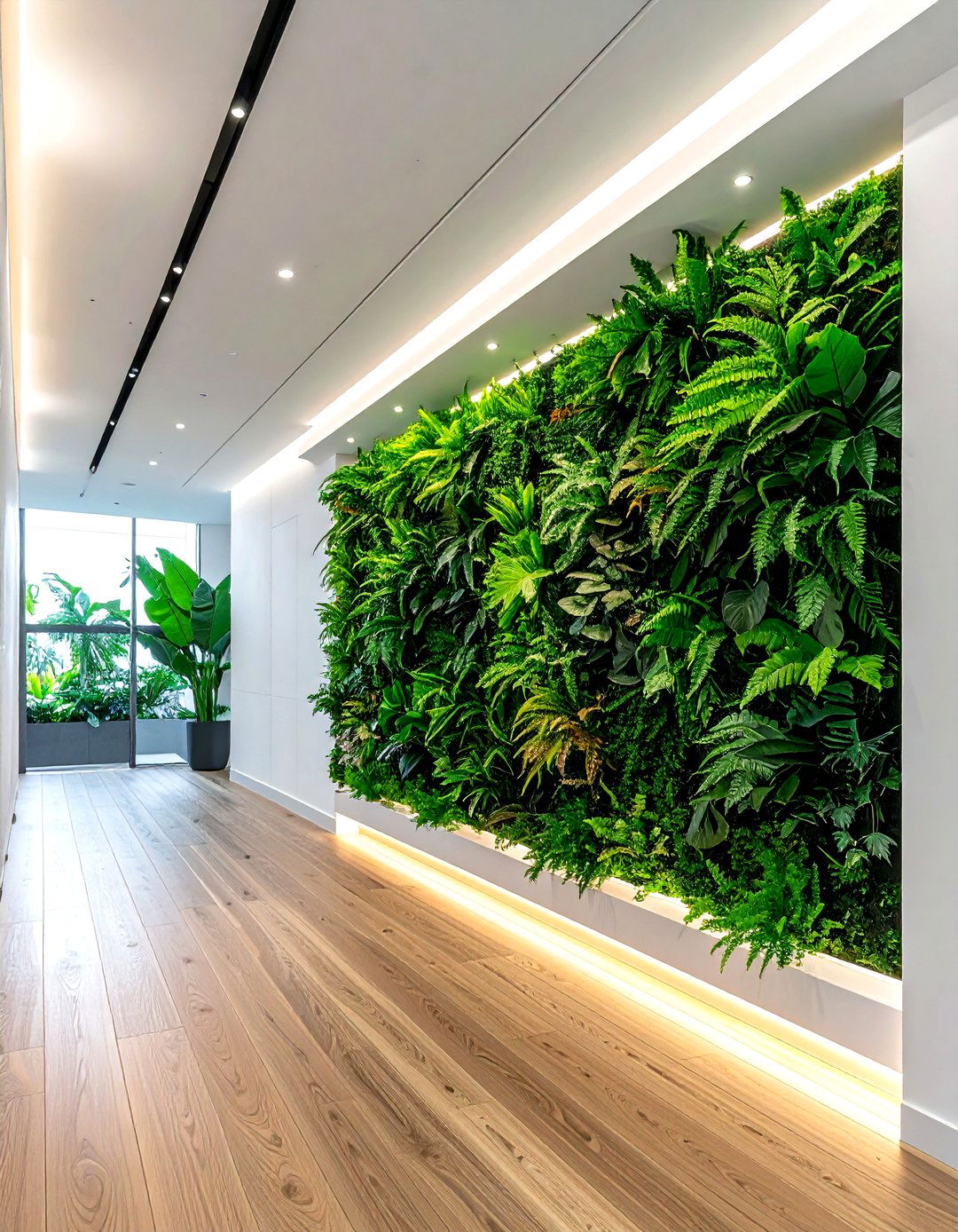 Indoor vertical garden - 30 nature-inspired decor ideas