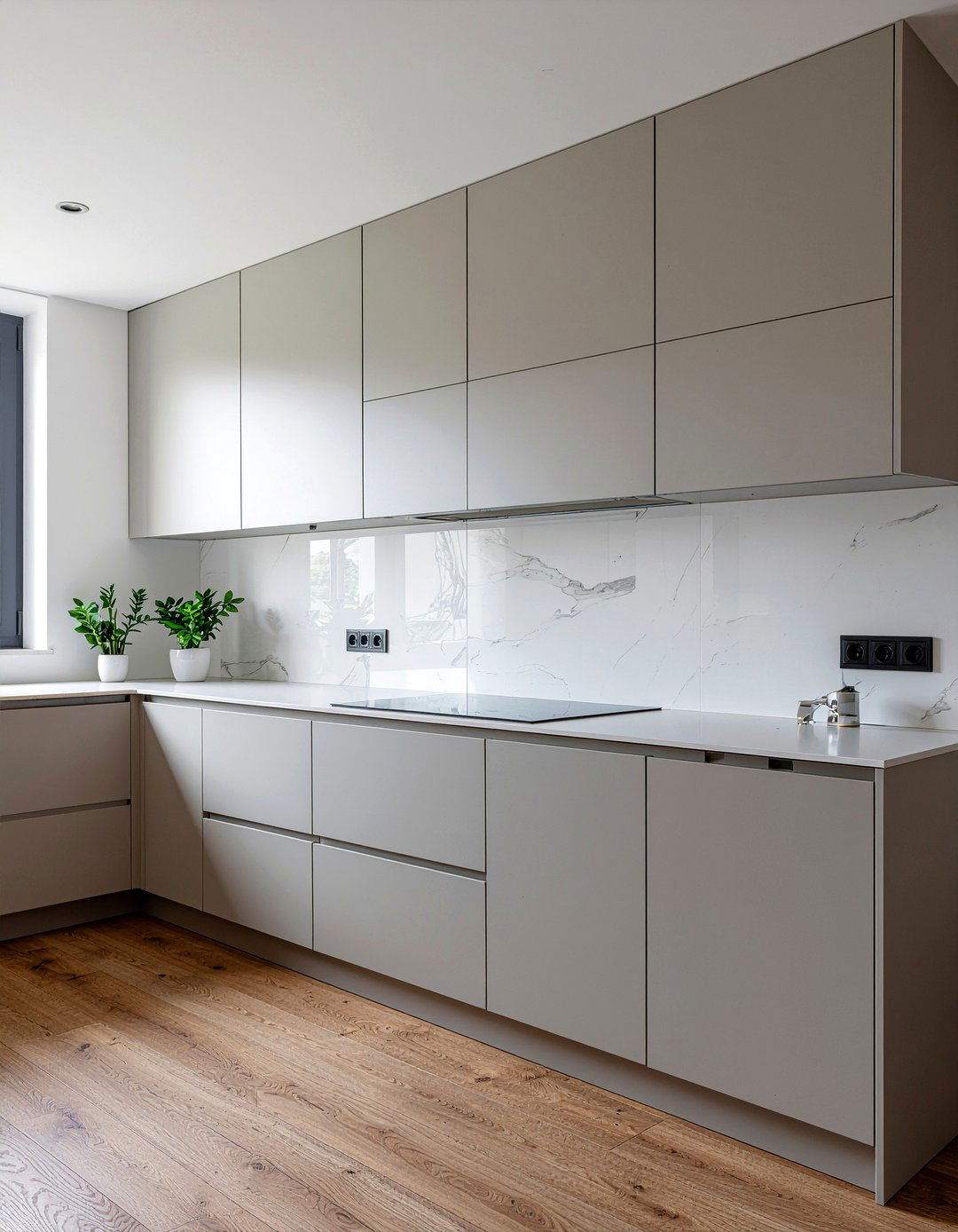 Induction Cooktop Handleless Cabinets - 30 induction cooktop kitchen ideas