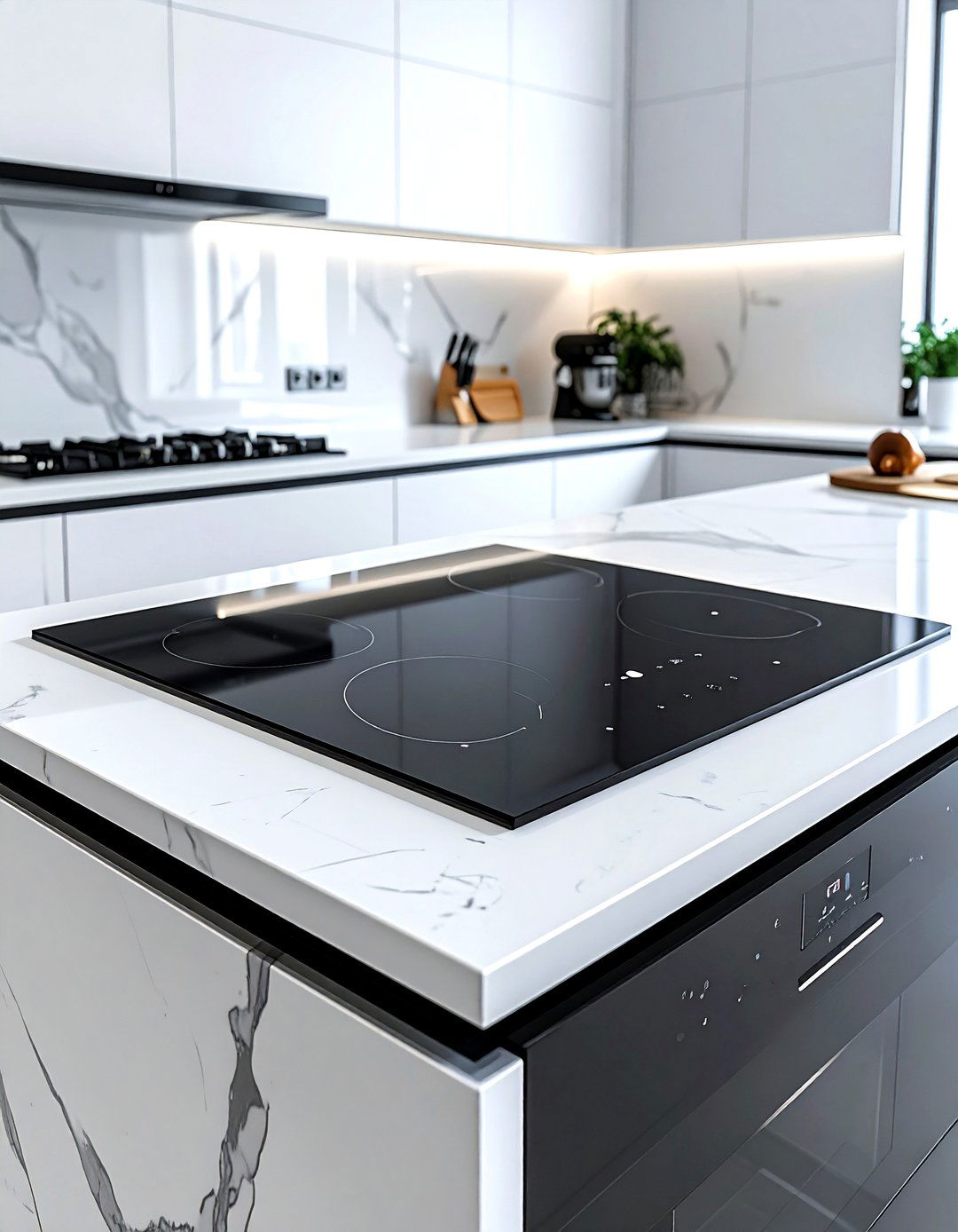 Induction cooktop - 30 refined kitchen ideas