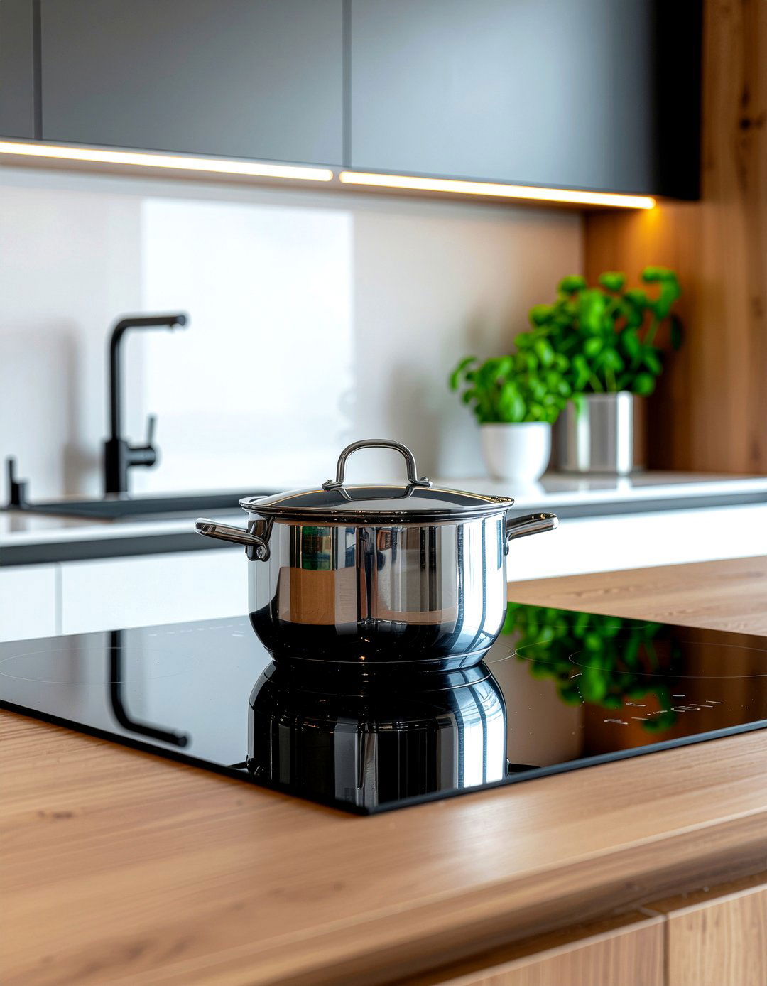 Induction cooktop - 30 kitchen feature ideas