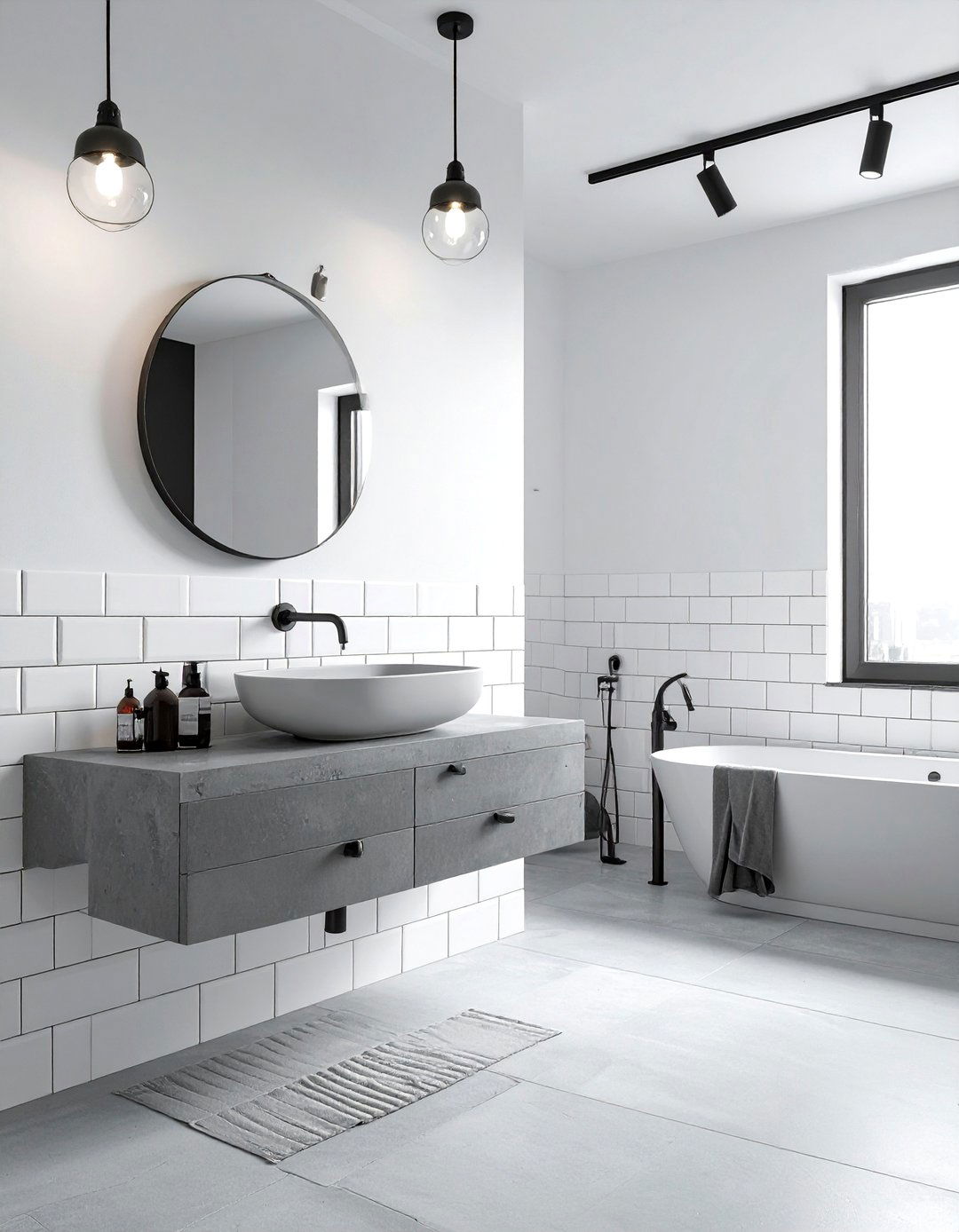 Industrial Bathroom - 30 industrial home decor ideas