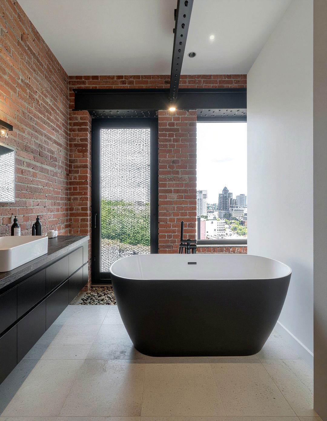 Industrial Bathroom Quartz Counter - 30 quartz countertop bathroom ideas