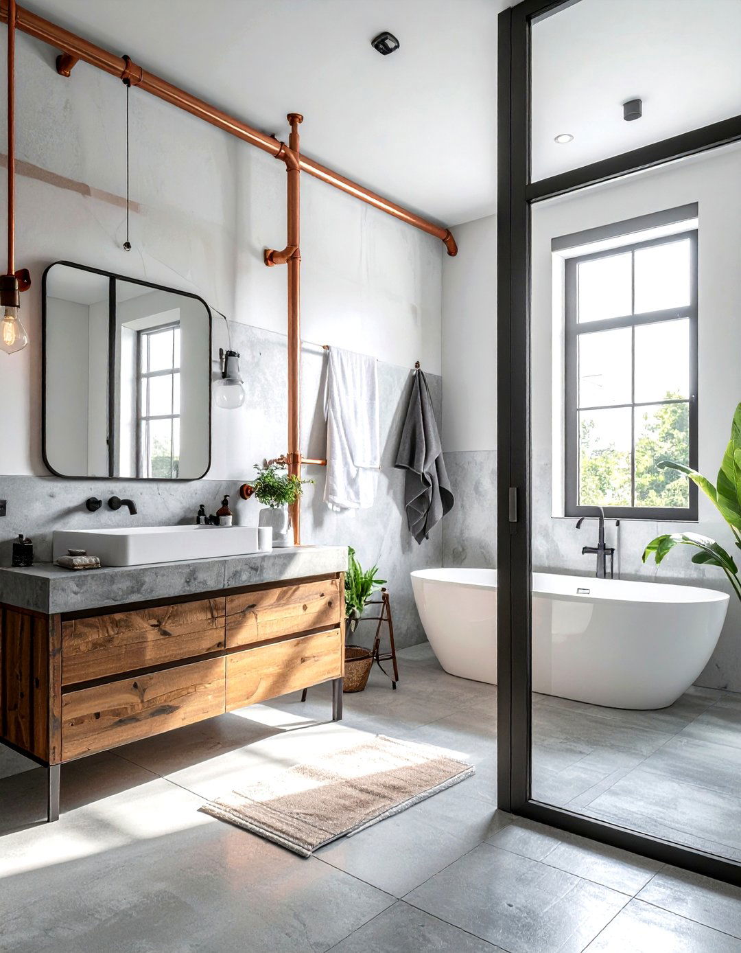 Industrial Bathroom Style - 30 top bathroom ideas