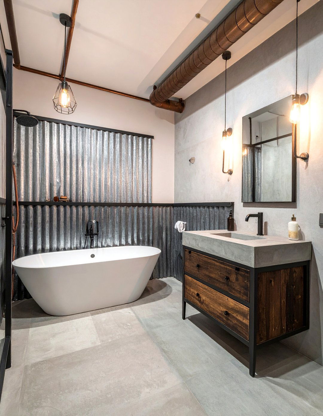 Industrial Bathroom Wainscoting - 30 bathroom wainscoting ideas