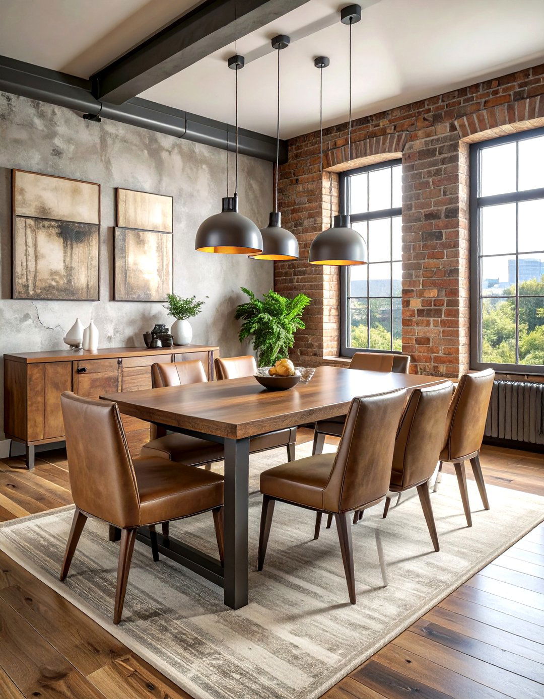 Industrial Beige Dining Layout - 30 beige dining room furniture ideas