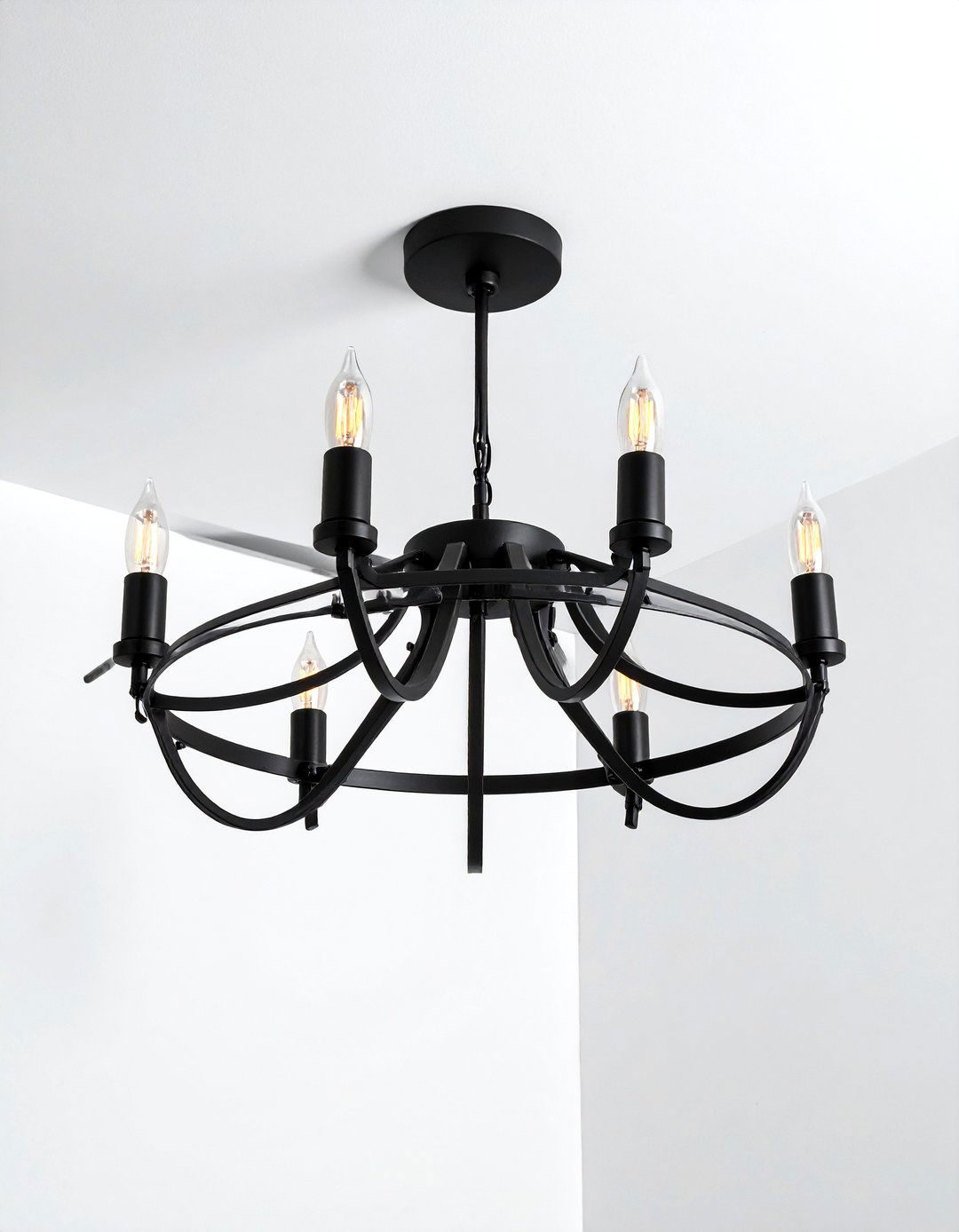 Industrial Black Lighting Fixtures - 30 industrial black living room ideas