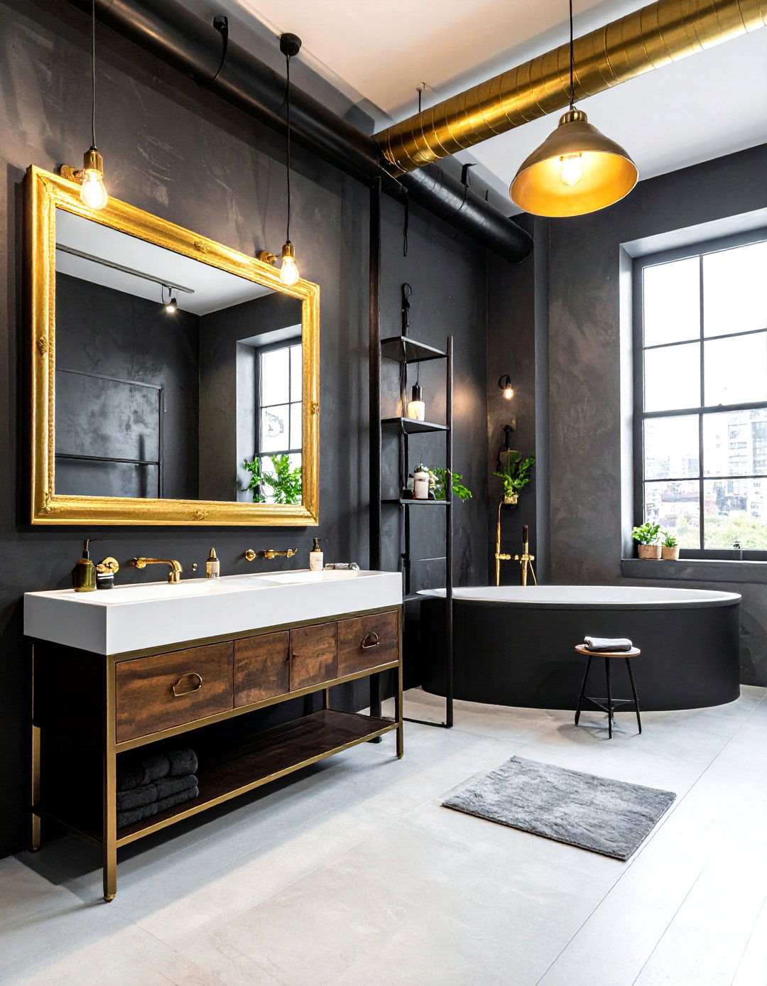 30 Elegant Black and Gold Bathroom Ideas for a Luxury Feel