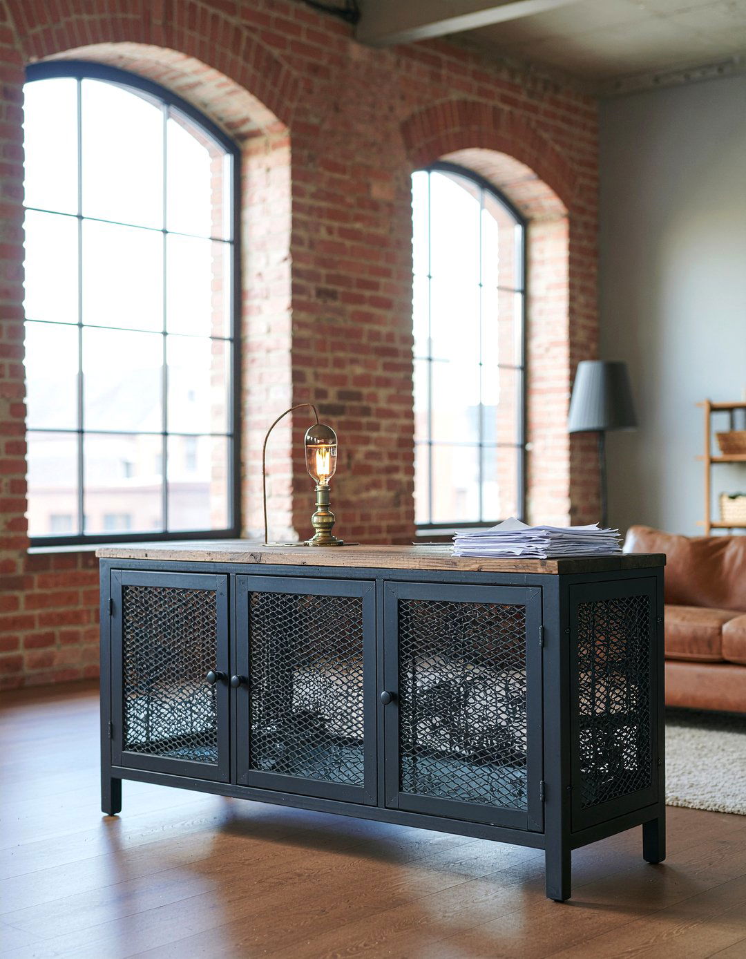 Industrial Buffet - 30 living room buffet ideas