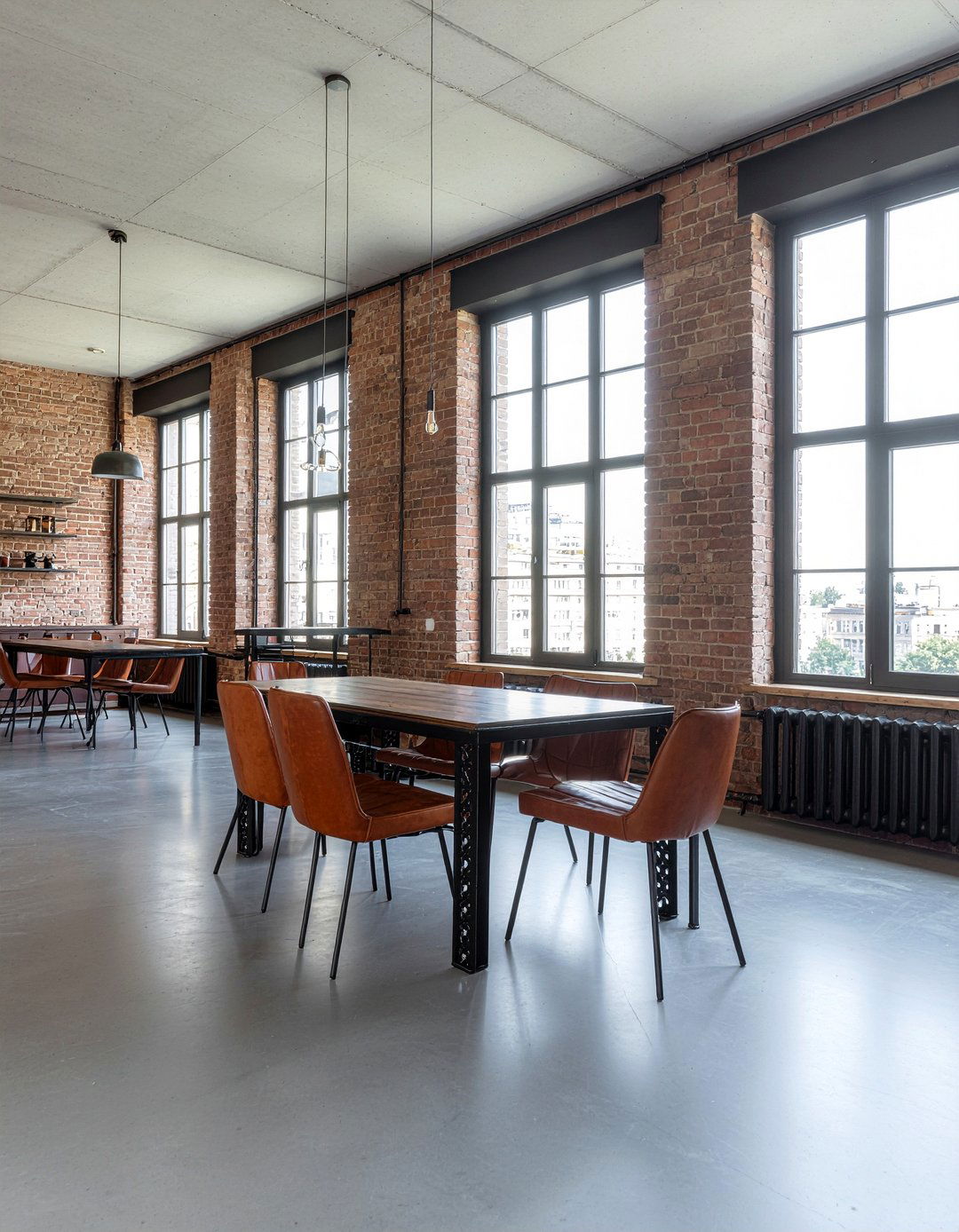 Industrial Burnt Orange Dining - 30 burnt orange dining room ideas
