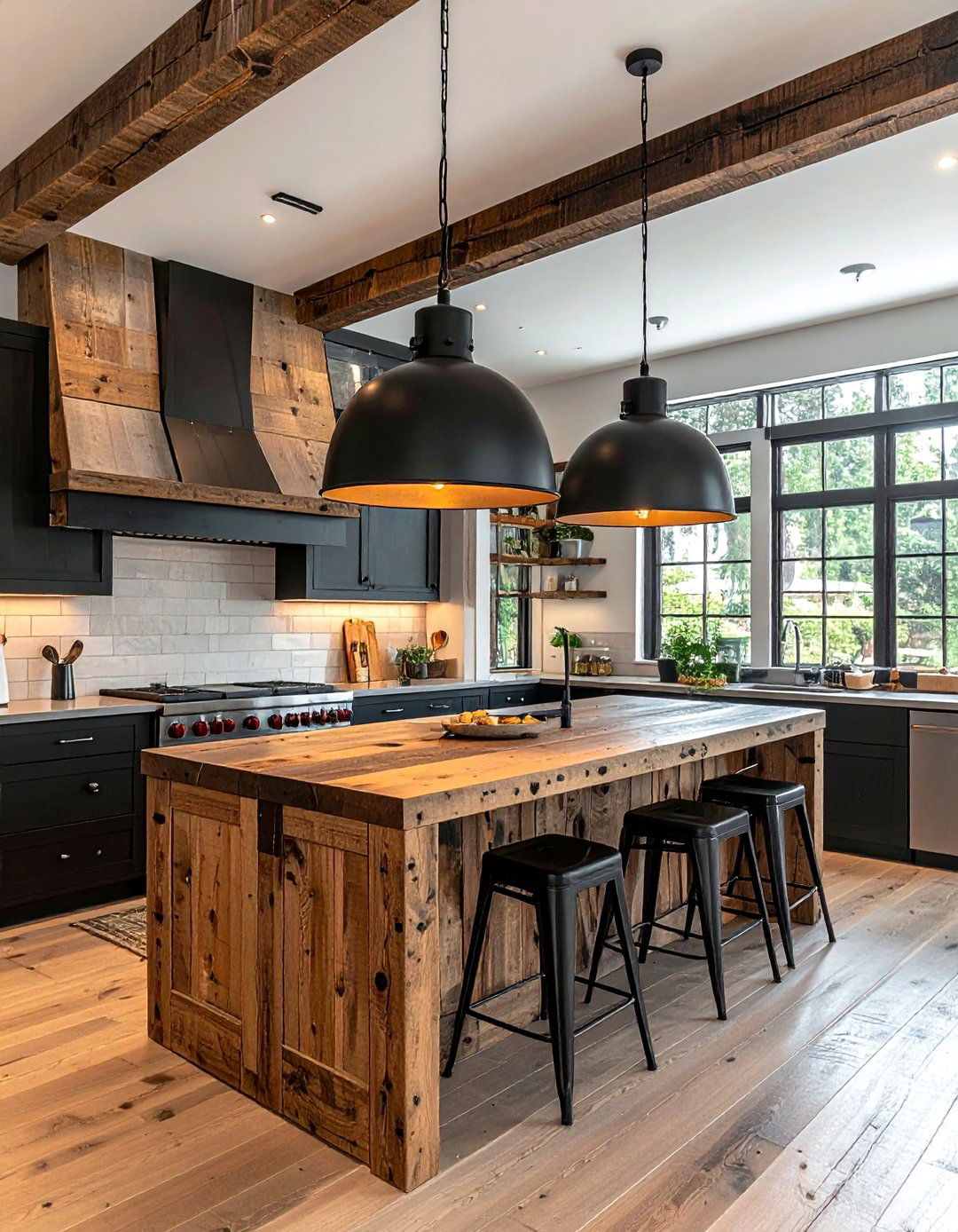 Industrial Cabin Kitchen Lighting - 30 cabin kitchen ideas
