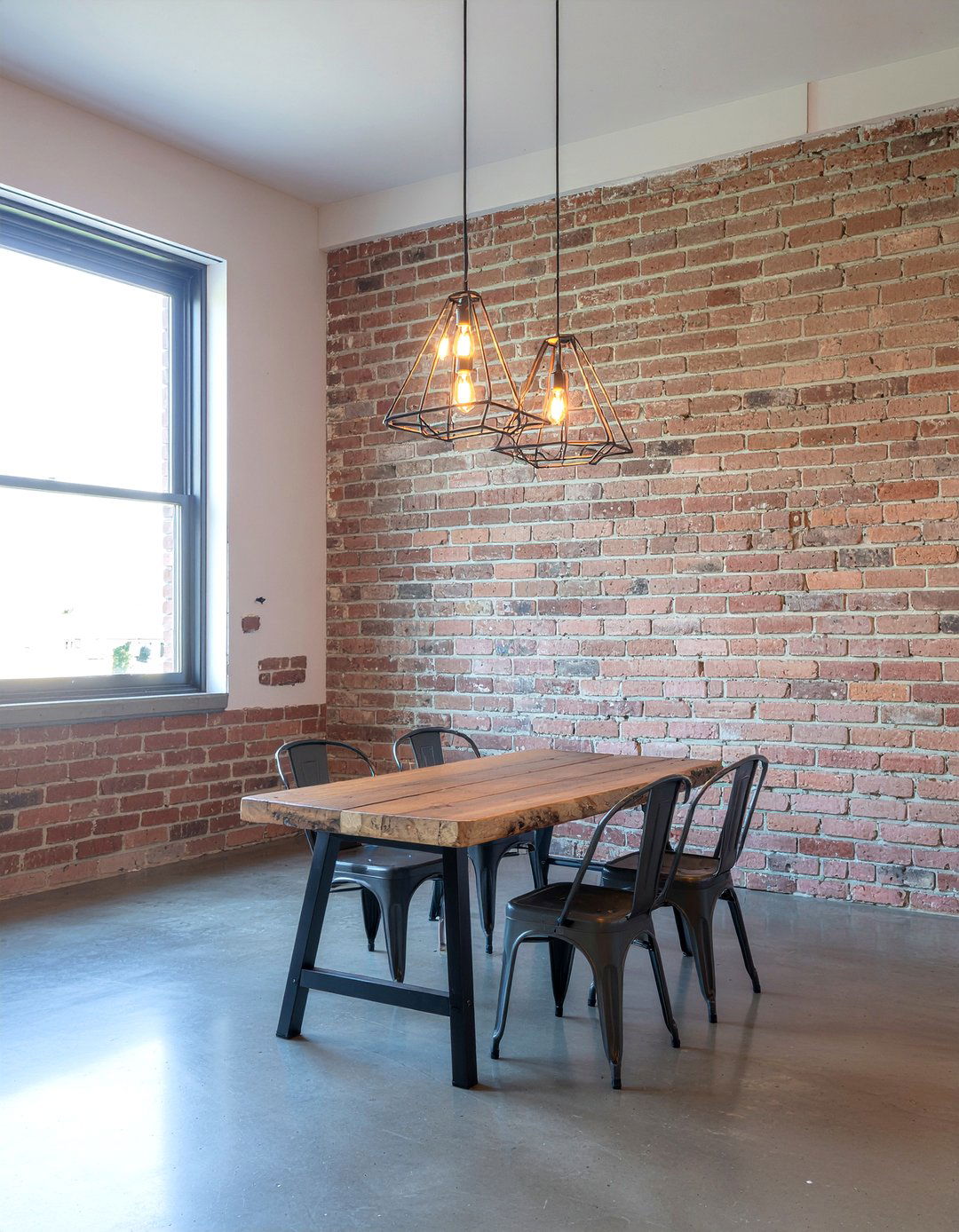 Industrial Cage Light - 30 dining room lighting ideas