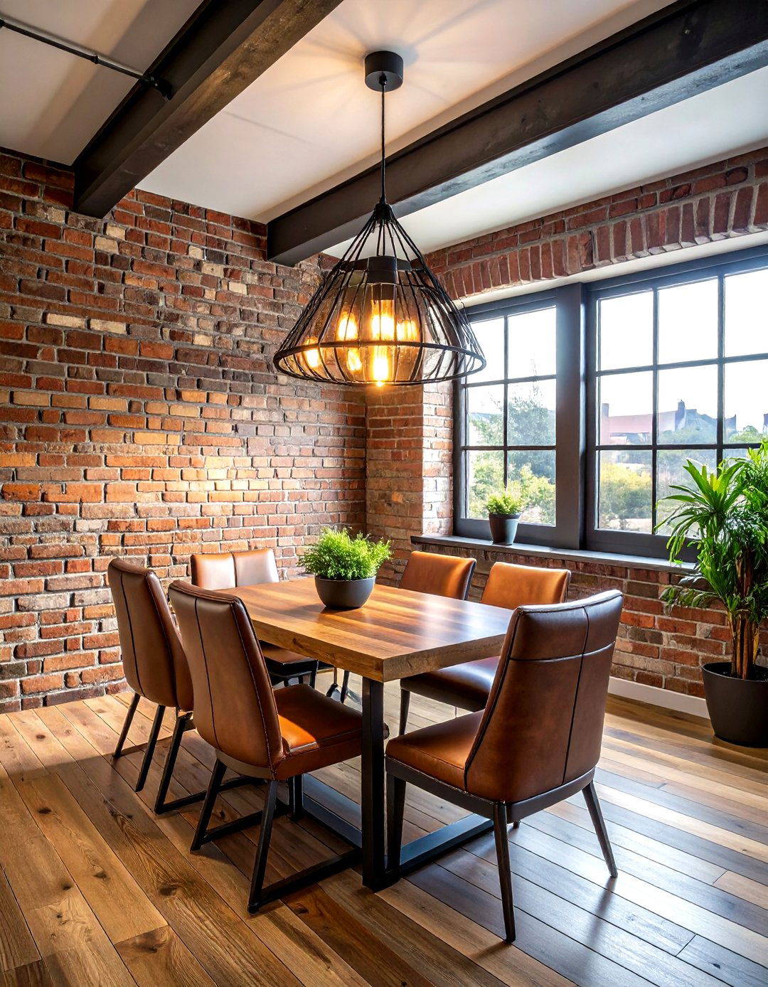 Industrial Cage Light - 30 semi-flush dining room light ideas