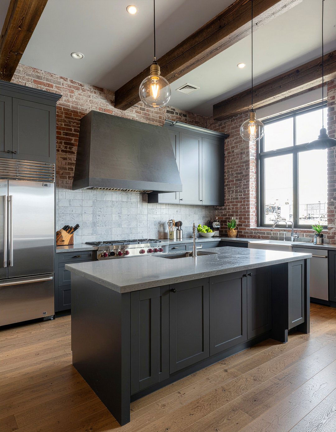 Industrial Cement Tile Backsplash - 30 cement tile kitchen backsplash ideas
