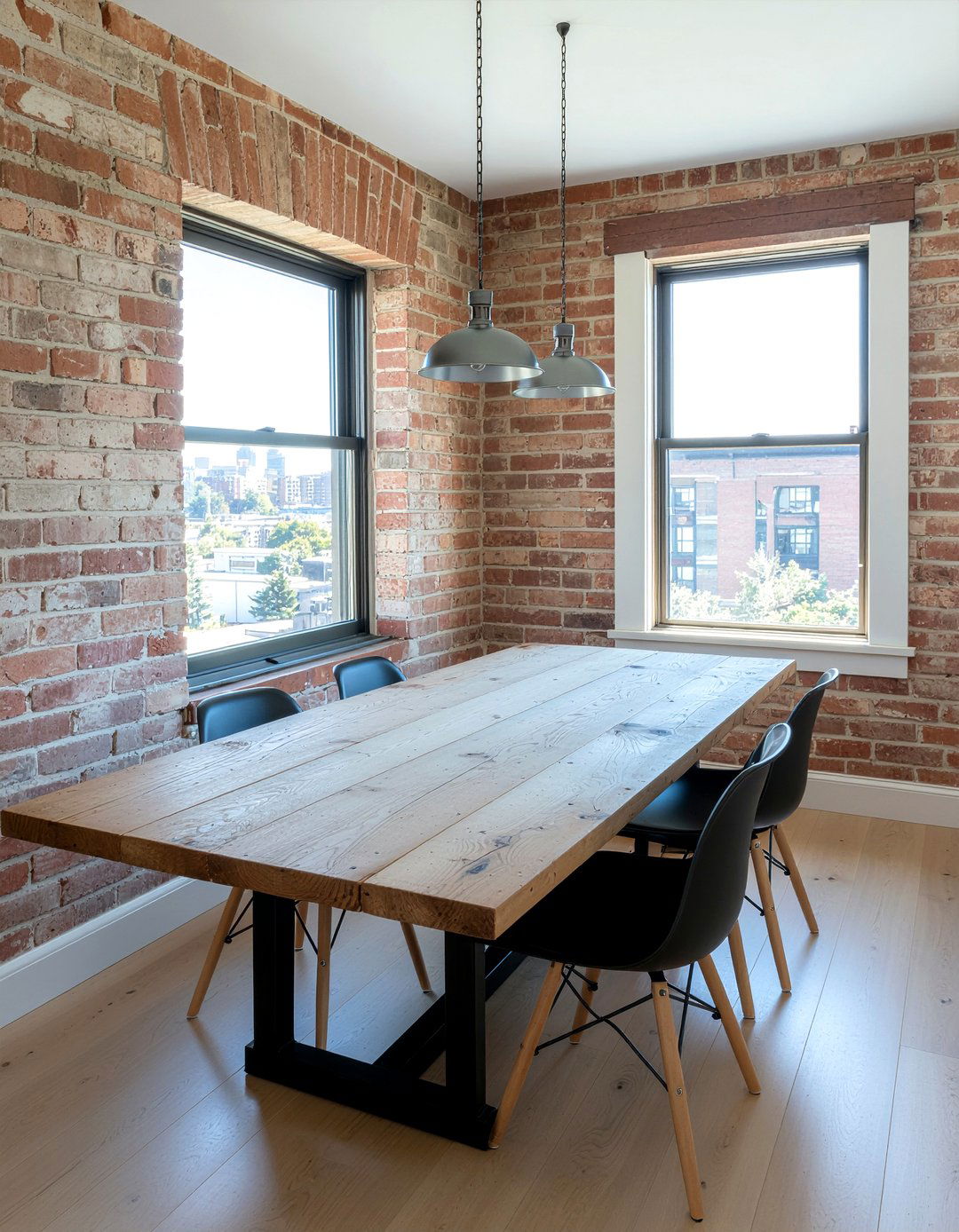 Industrial Chic Dining Room - 30 elegant dining room ideas