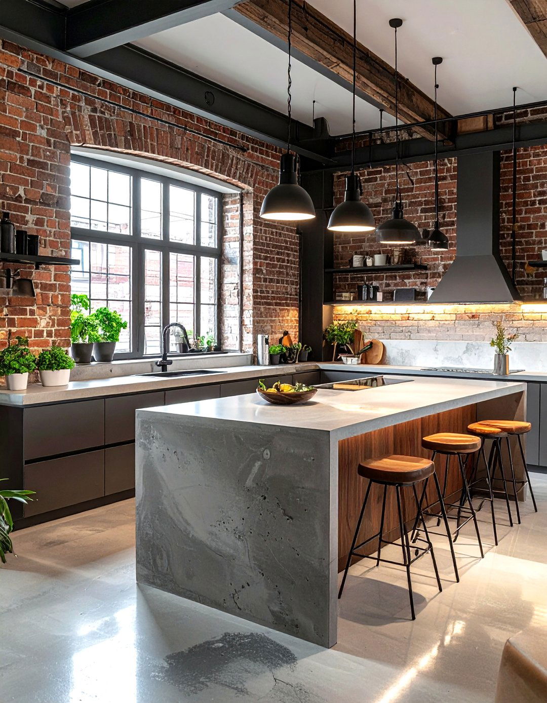 Industrial Corian Kitchen - 30 Corian kitchen ideas