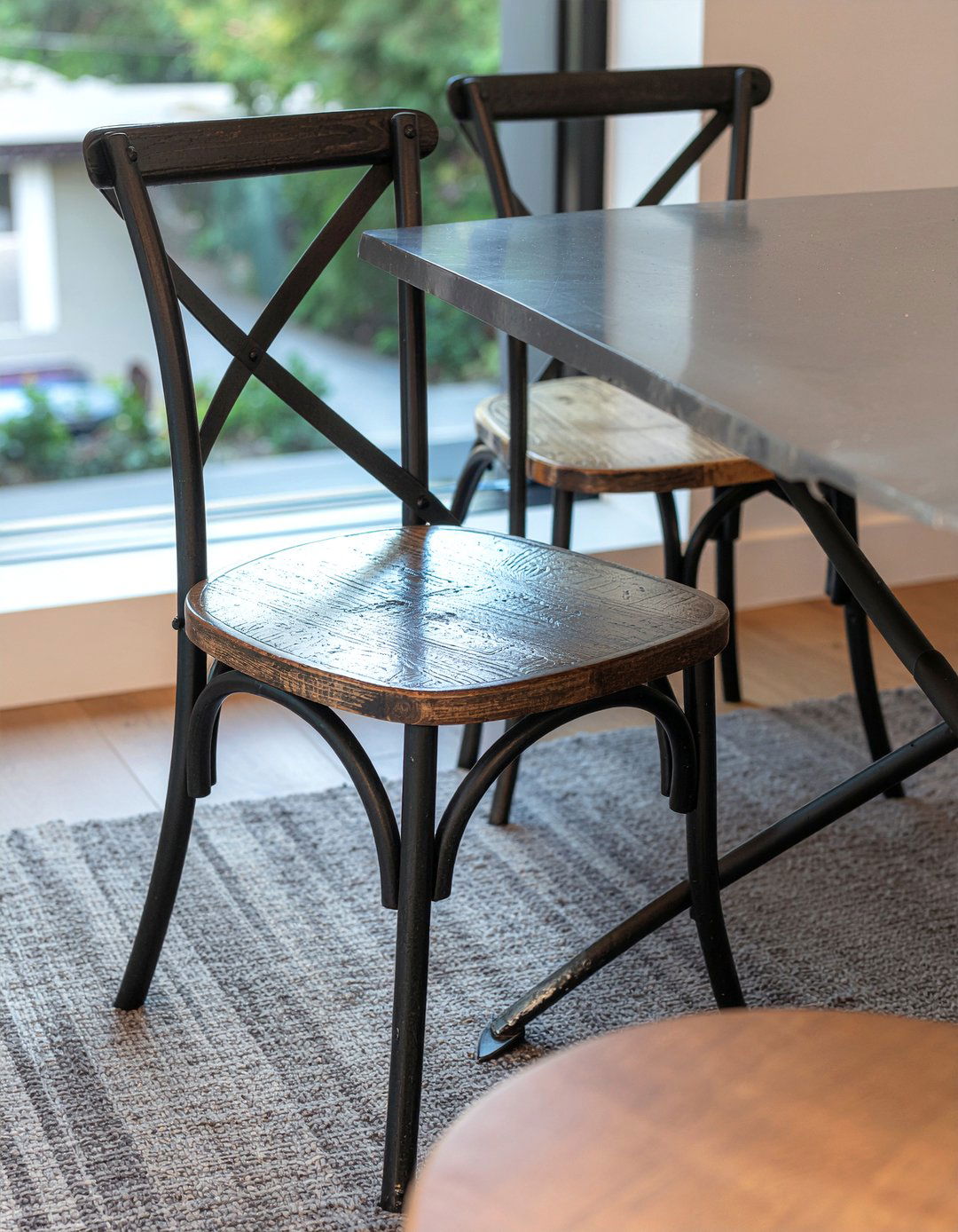 Industrial Cross Back Chair - 30 cross back dining chair ideas