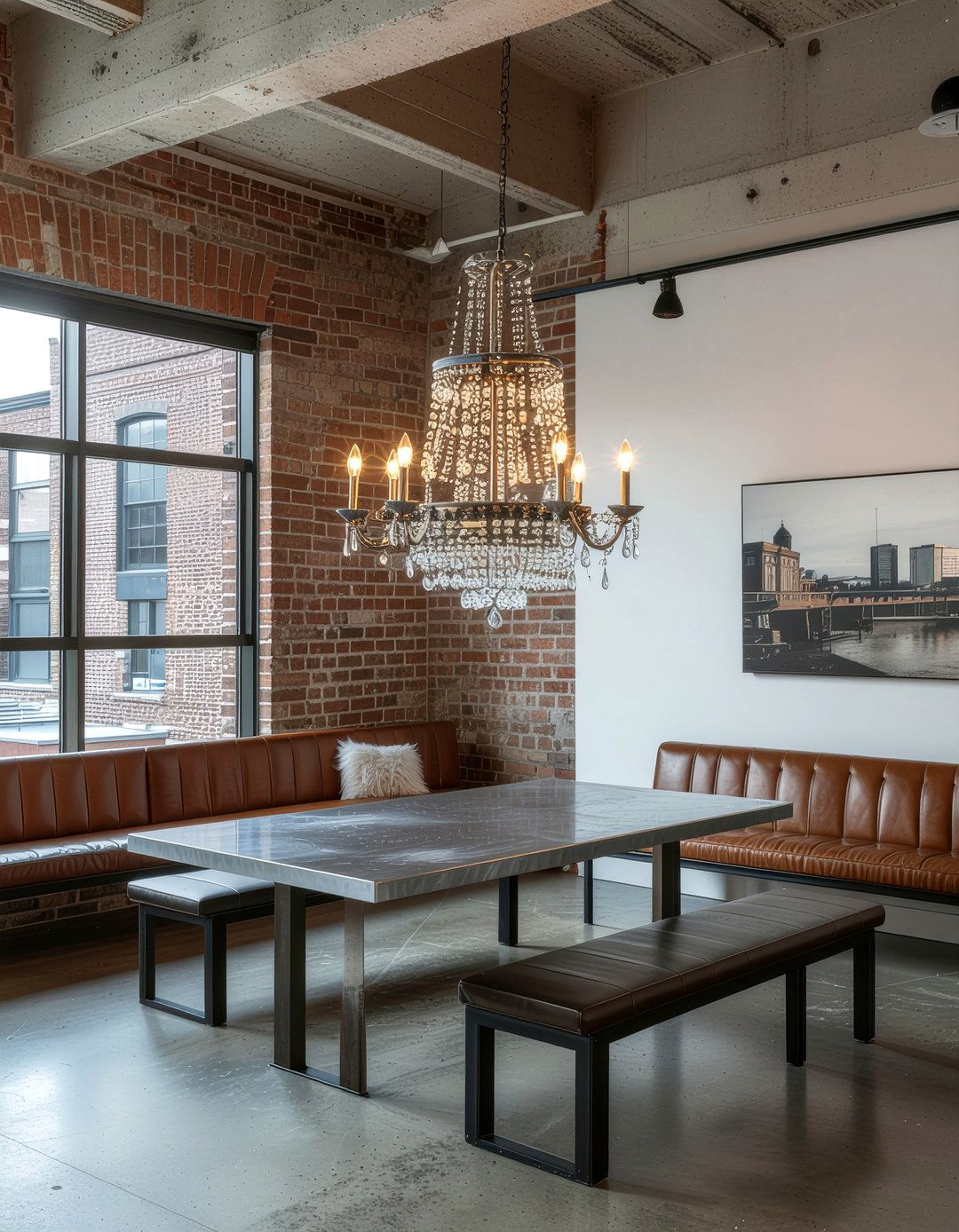 Industrial Crystal Chandelier Dining Room - 30 crystal chandelier dining room ideas