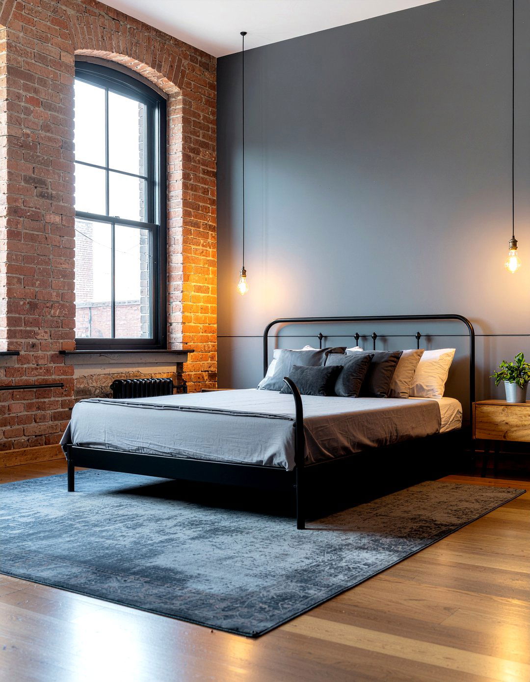 Industrial Dark Aesthetic - 30 dark bedroom ideas