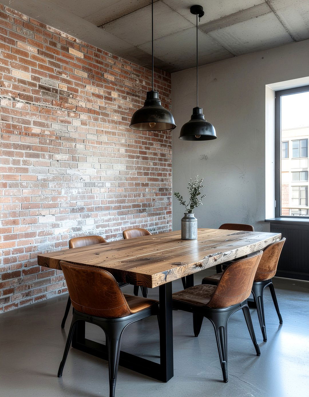 Industrial Dining Room - 30 dining room inspiration ideas