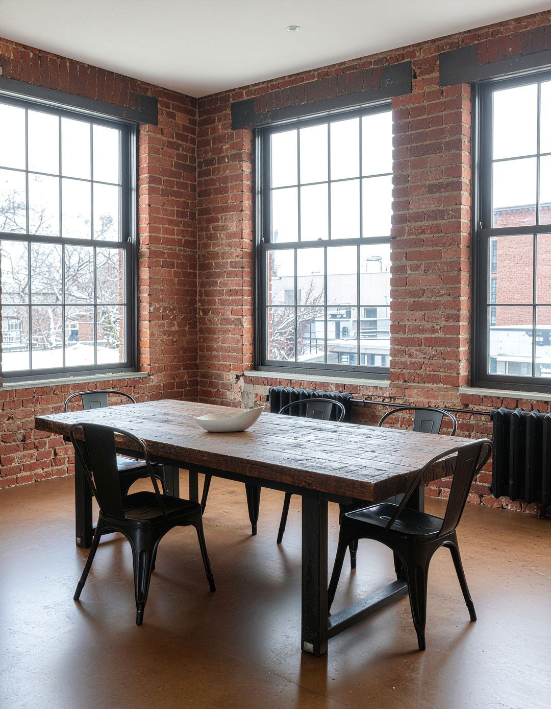 Industrial Dining Room - 30 dining room layout ideas