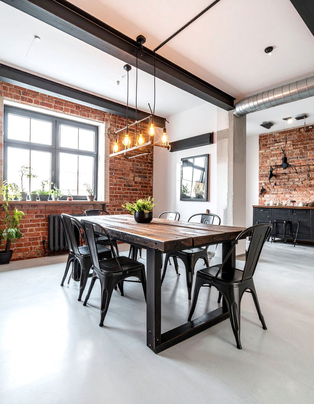Industrial Dining Room - 30 home decor ideas
