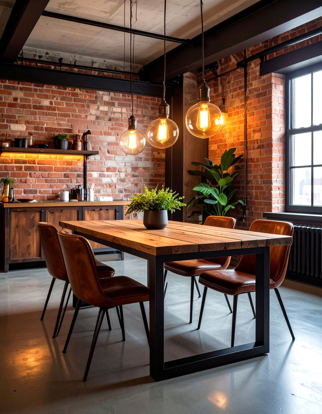 Industrial Dining Room - 30 sophisticated dining room ideas