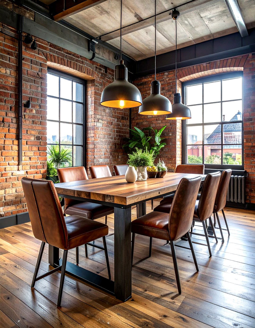 Industrial Dining Room Arrangement - 30 dining room furniture layout