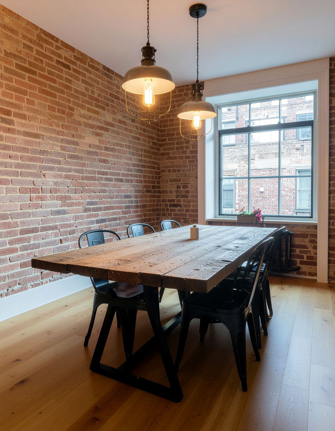 Industrial Dining Space - 30 row house dining room ideas