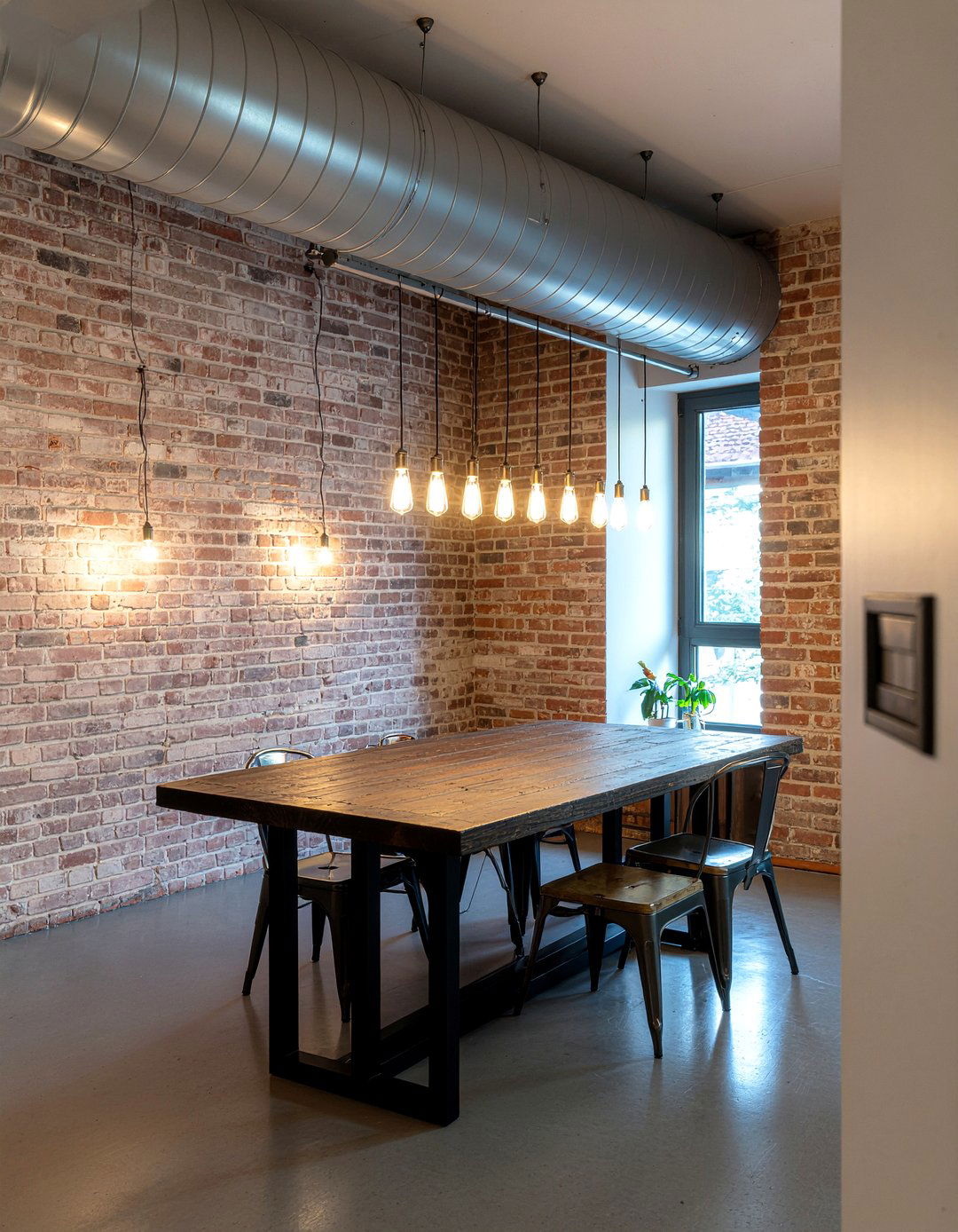 Industrial Dining Style - 30 dining room intimate gathering ideas
