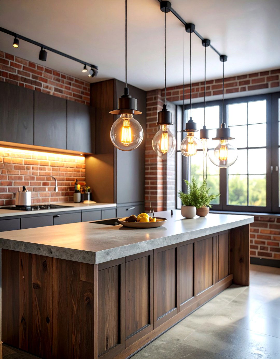Industrial Edison Bulb Lighting - 30 pendant light kitchen ideas