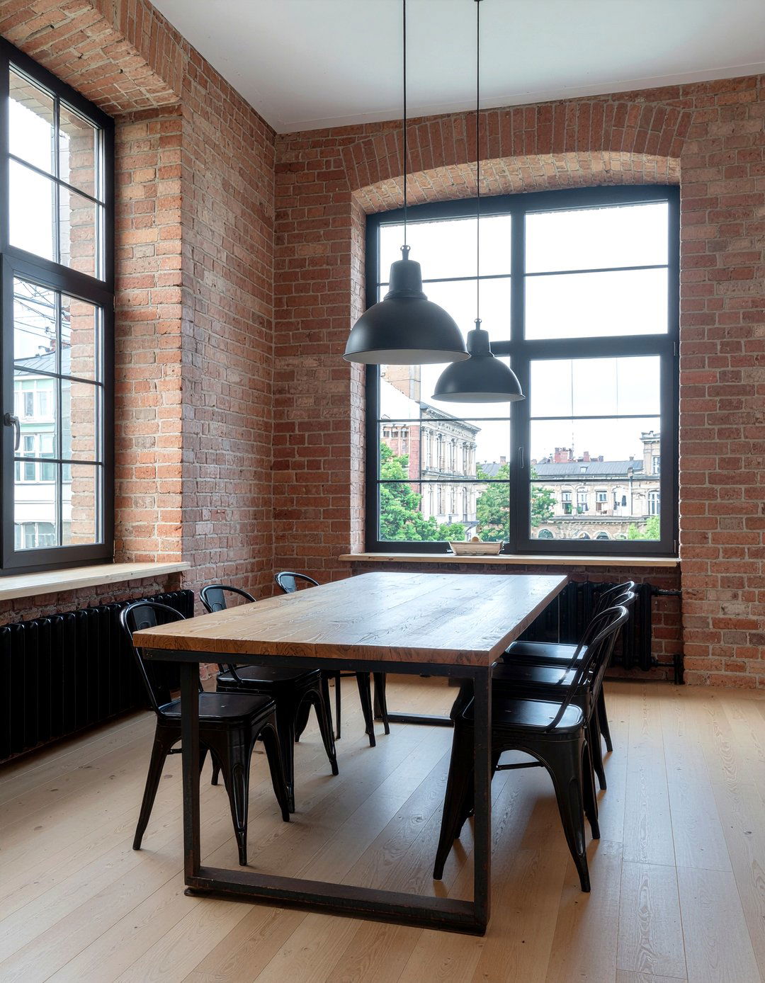 Industrial European Dining Room - 30 European inspired dining room ideas