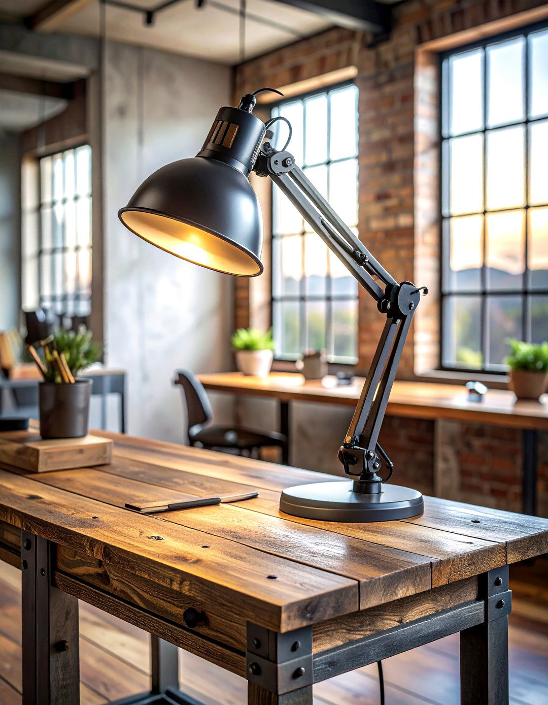 Industrial Factory Task Lamp - 30 vintage lamp ideas