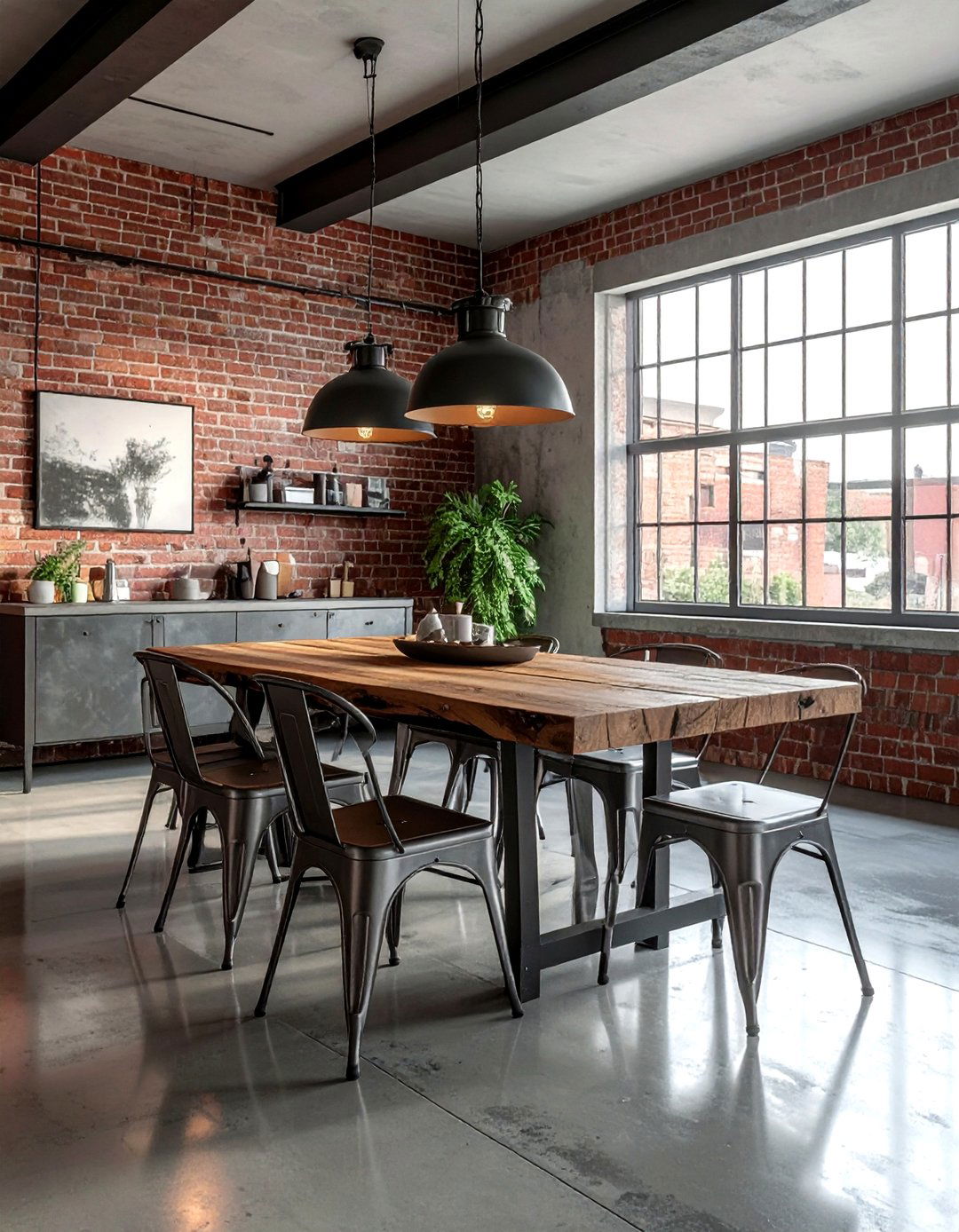 Industrial Farmhouse Dining Room - 30 South African dining room ideas