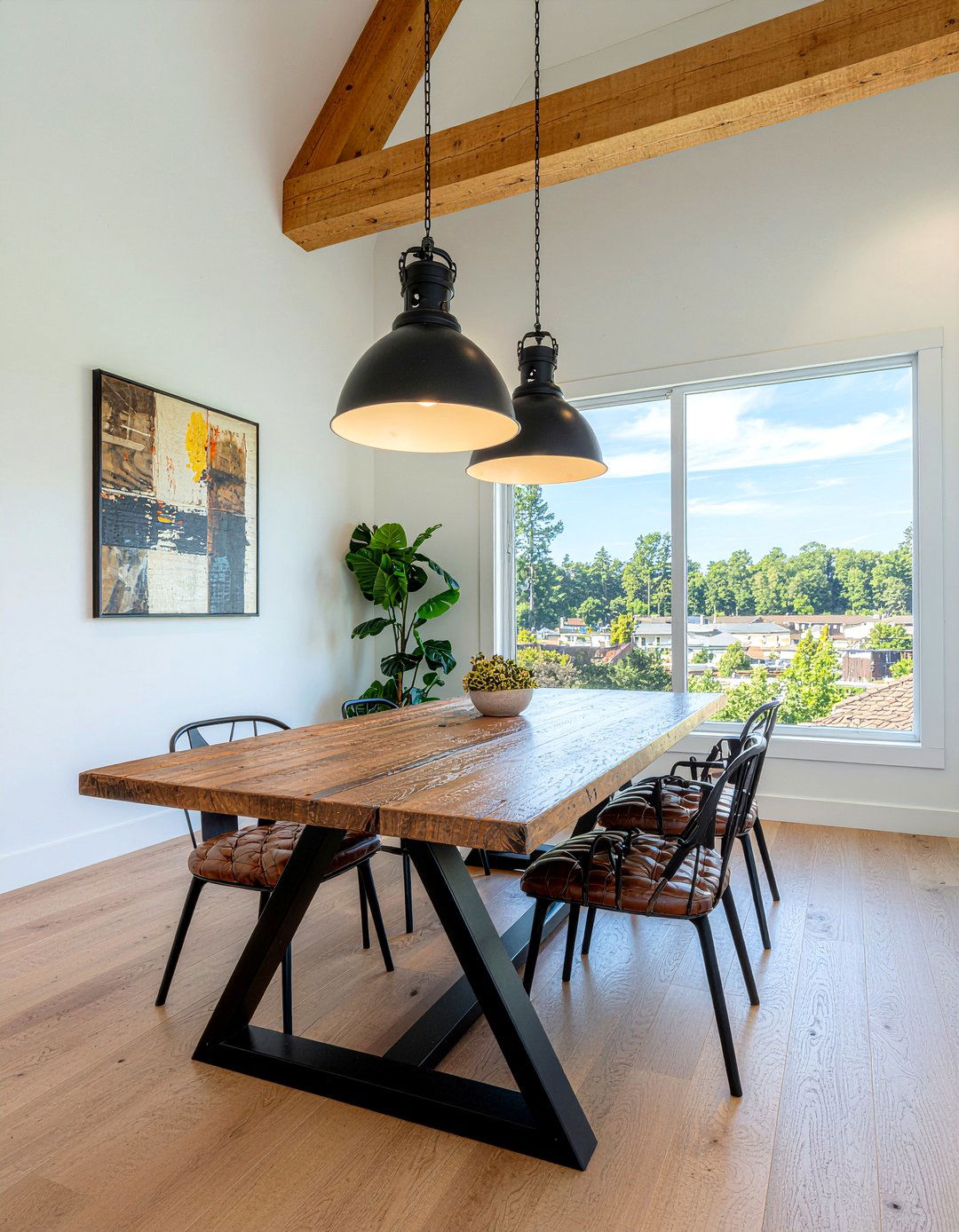 Industrial Farmhouse Dining Table - 30 farmhouse dining table ideas