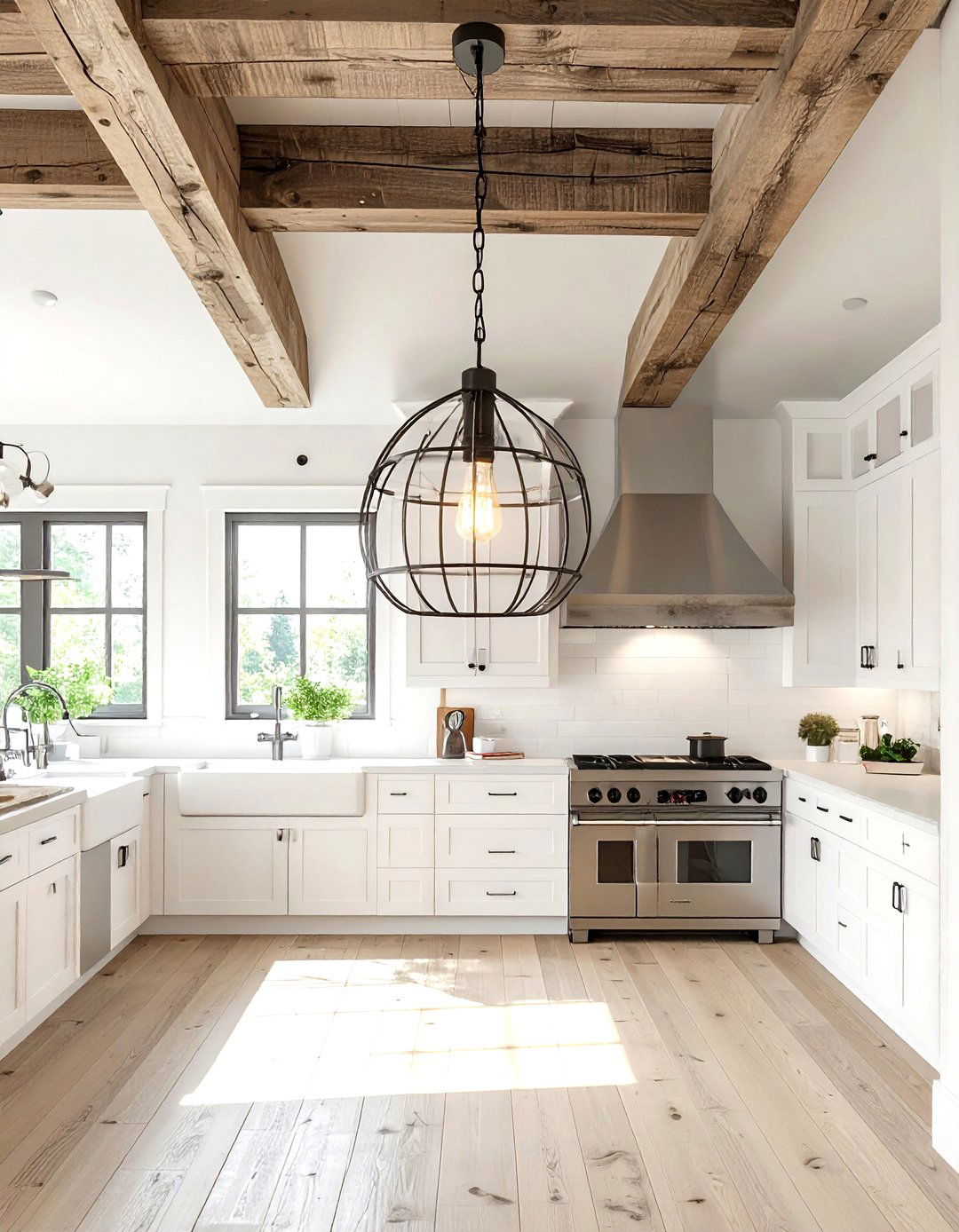 Industrial Flush Mount Kitchen Light - 30 kitchen ceiling light ideas